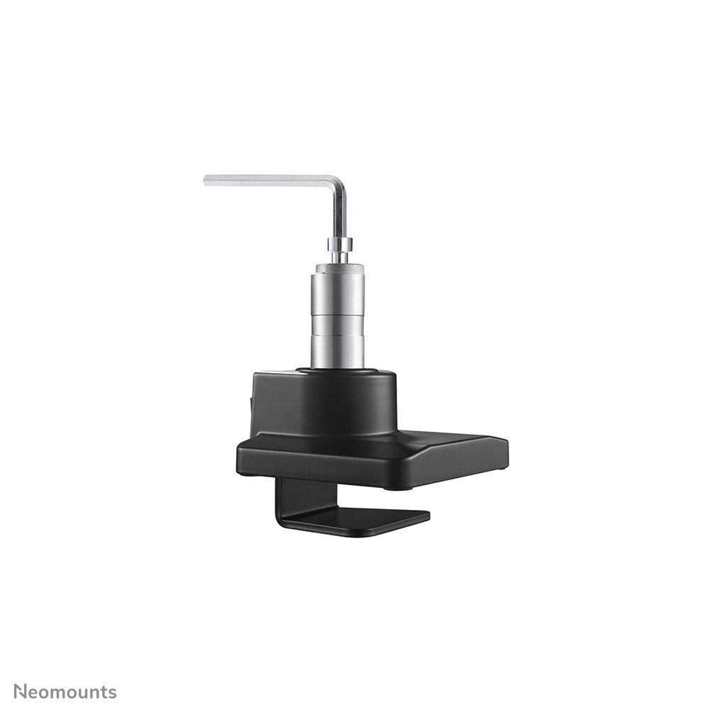 Newstar Monitor Triple-Deskmount With Crossbar 17-24inch Full Motion Gasspring Tilt Rotate Swivel Grommet/Clamp Black