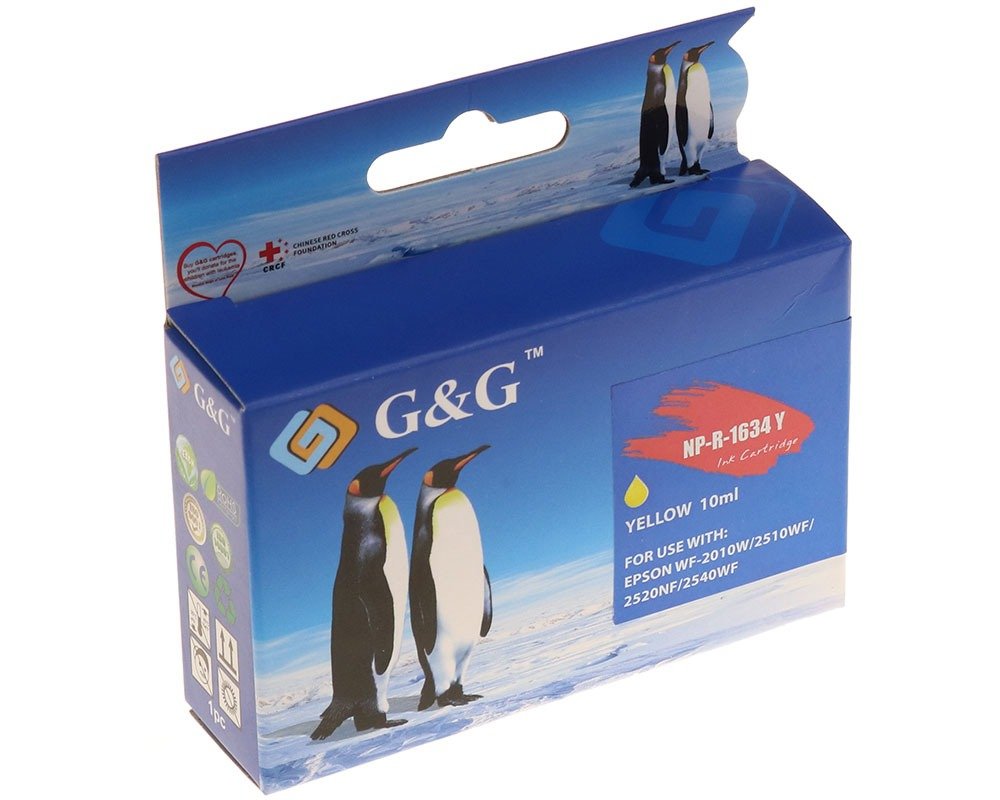 G&G Tinte Compatible Con Epson 16xl/T1634/C13t16344012 Amarillo