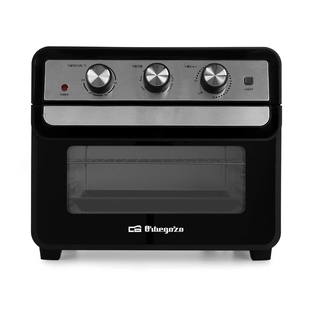 Horno Freidora Orbegozo Hof 220  Multifuncion - Potencia De 1600w En Modo Horno Y 1700w En Modo Freidora De Aire -