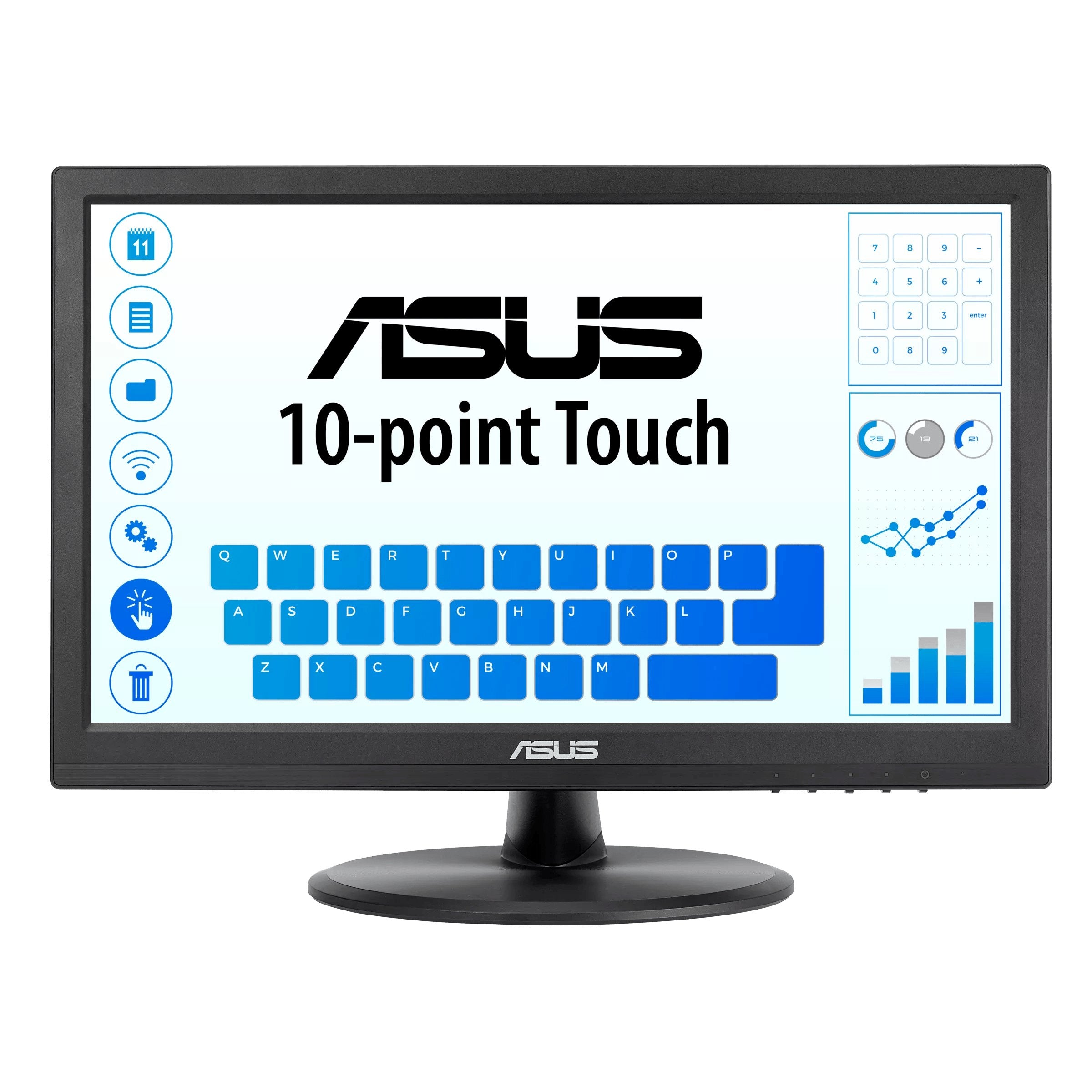 Monitor Profesional Táctil Asus Vt168hr 15.6' Wxga Negro