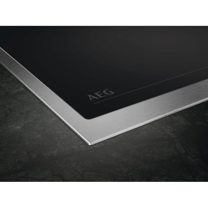 Placa De Inducción  Aeg To64ia0fxb Negro Integrado 60 Cm Con X 4 Zona(S)