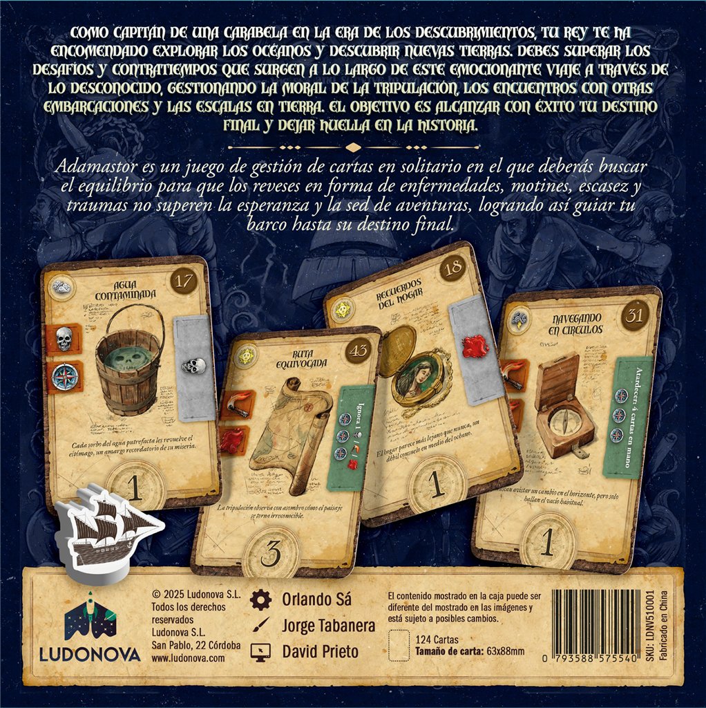 EAN 793588575540 - Asmodee Adamastor 30 min Juego de mesa Estrategia imagen 2