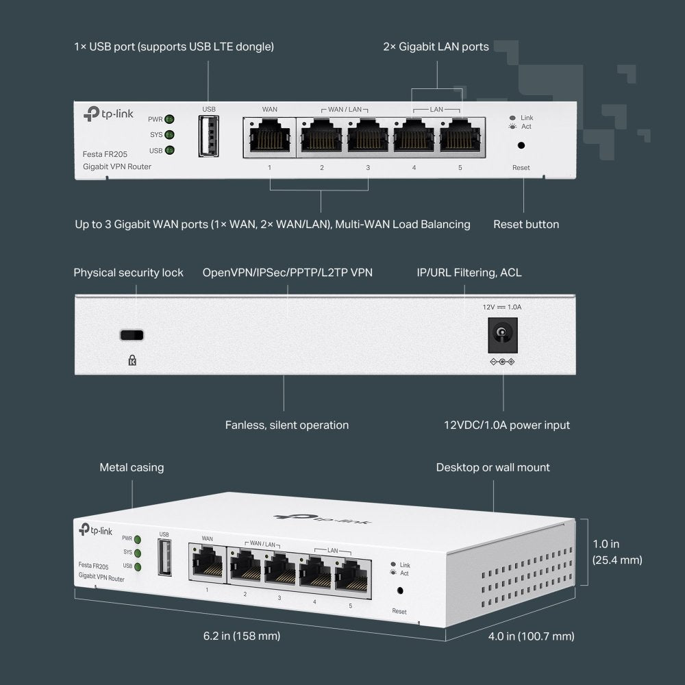 Router Tp-Link Tplink Festa Fr205 (Festa Fr205)