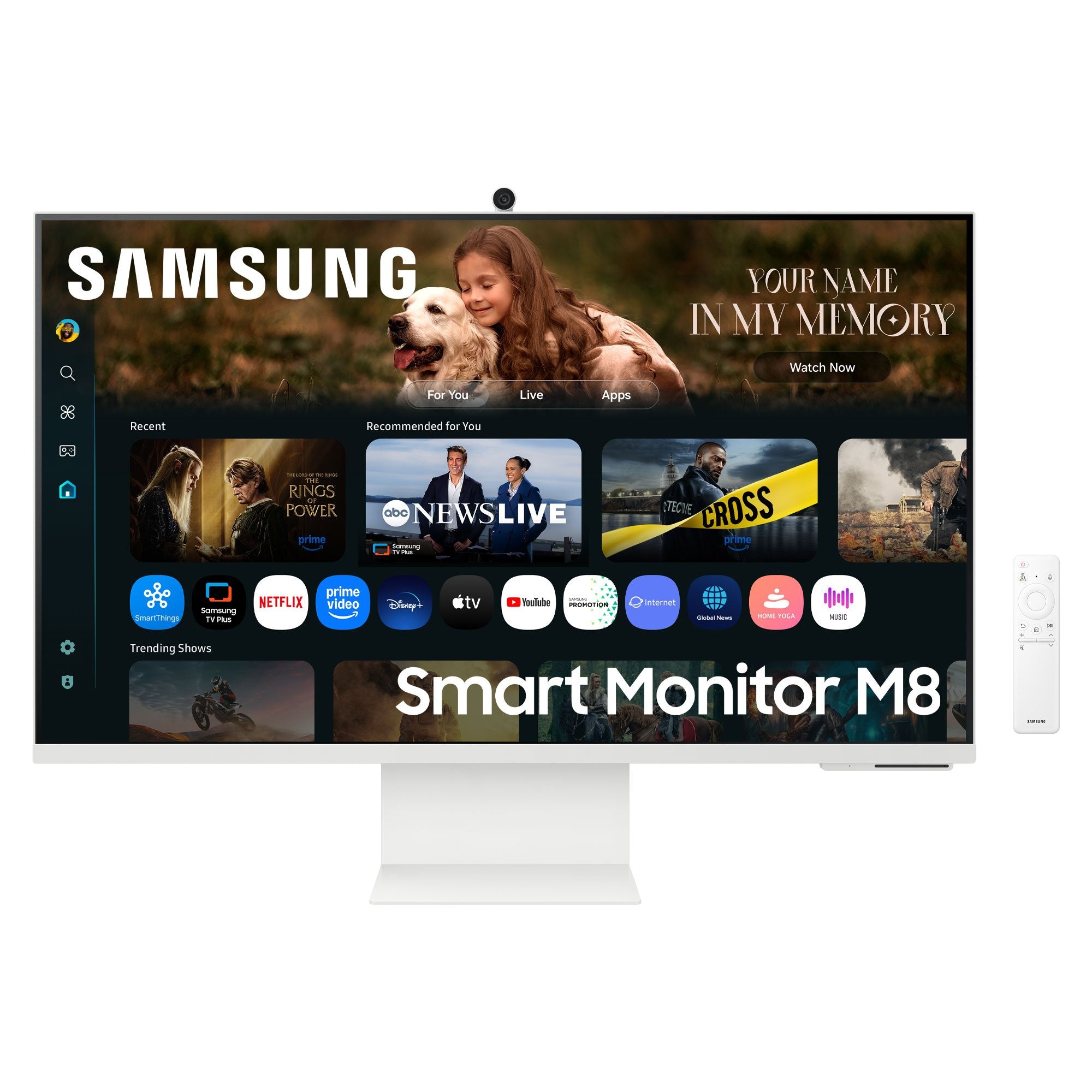 EAN 8806097118763 - Samsung M8 M80F pantalla para PC 81,3 cm (32") 3840 x 2160 Pixeles 4K Ultra HD LCD Blanco imagen 1
