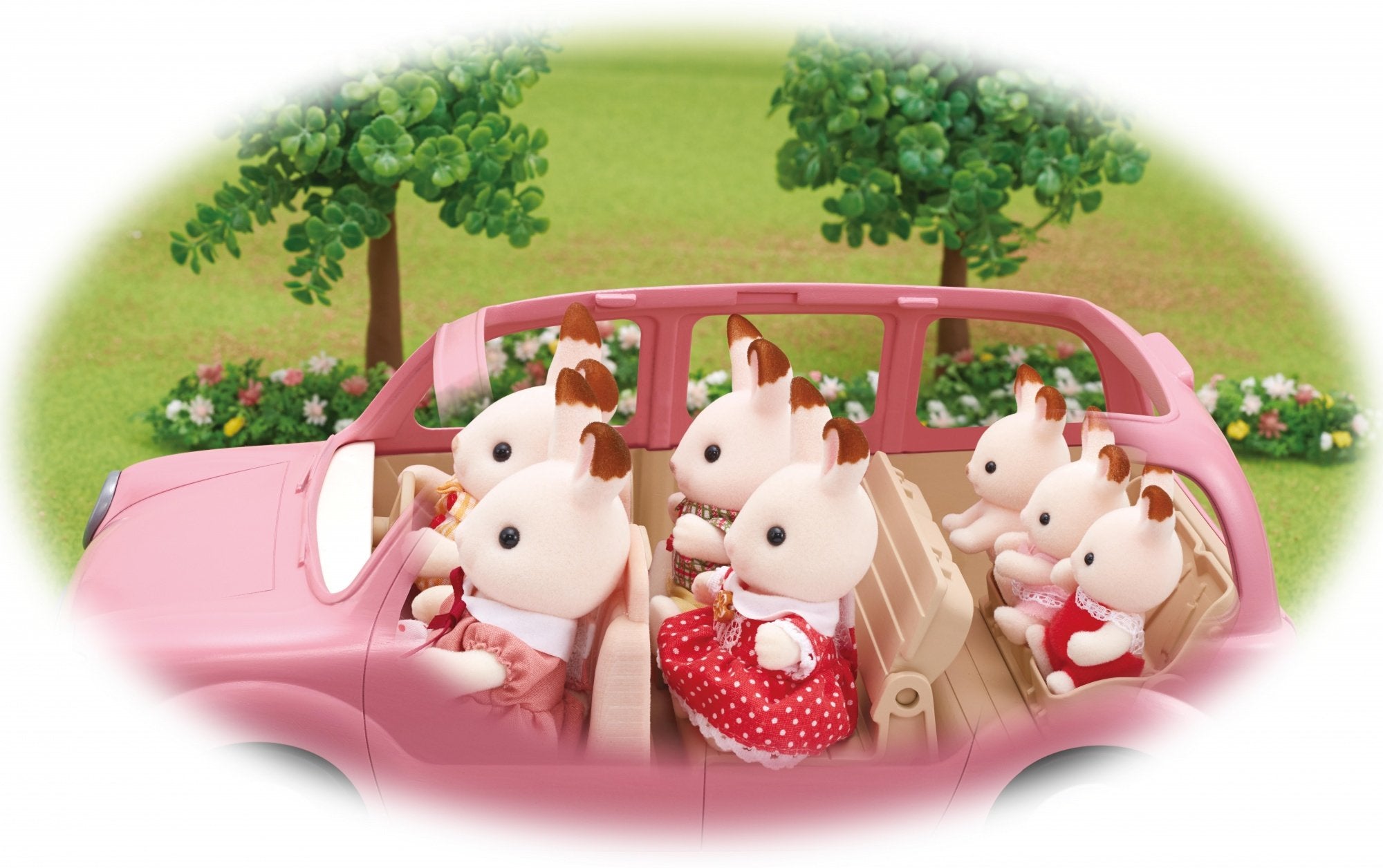 Epoch Sylvanian Families - Familienauto Con Picknickzubehör 5535