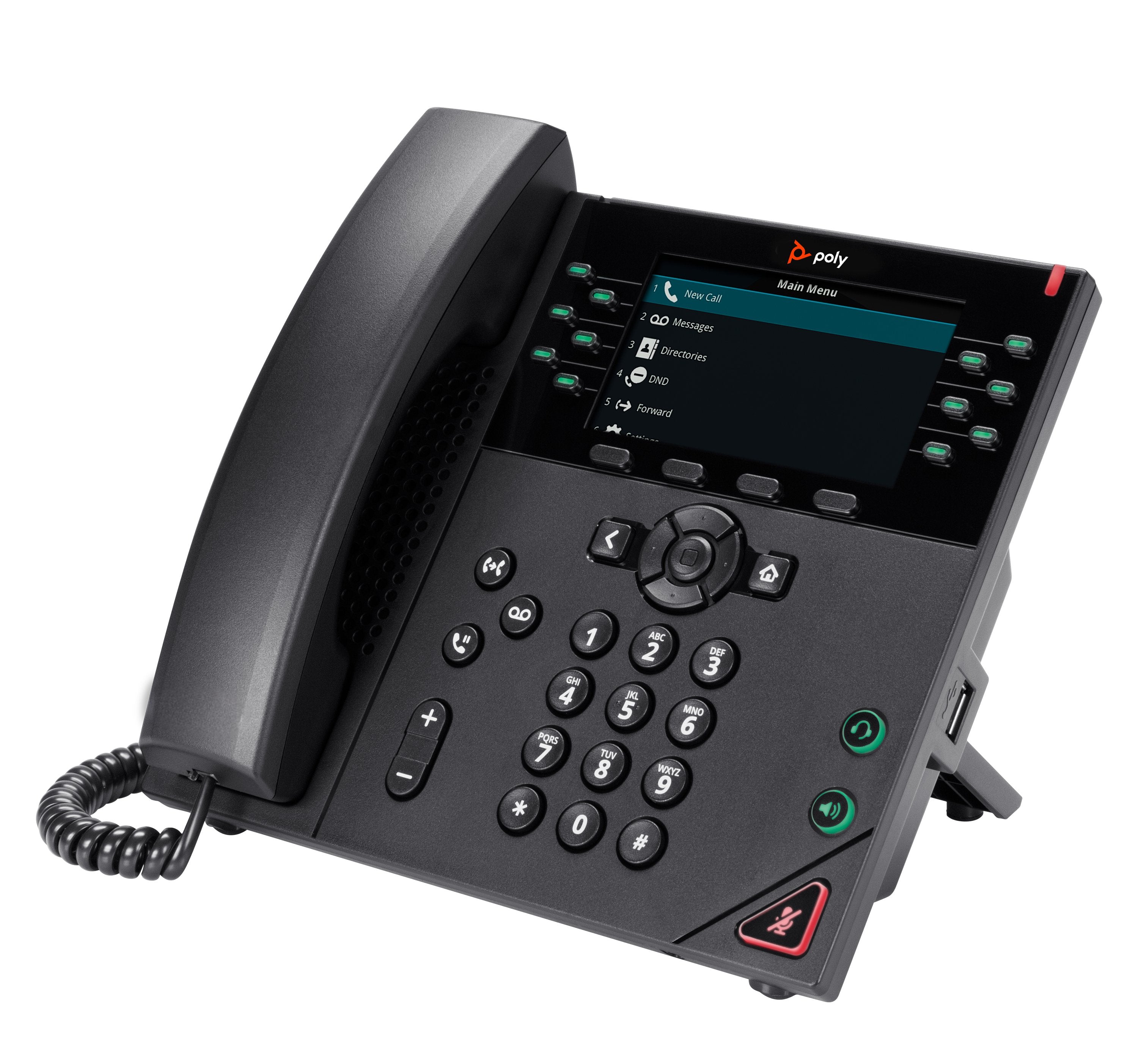 EAN 5715063715833 - HP Poly VVX 450 12-Line IP Phone and PoE-enabled teléfono IP Negro LCD imagen 3