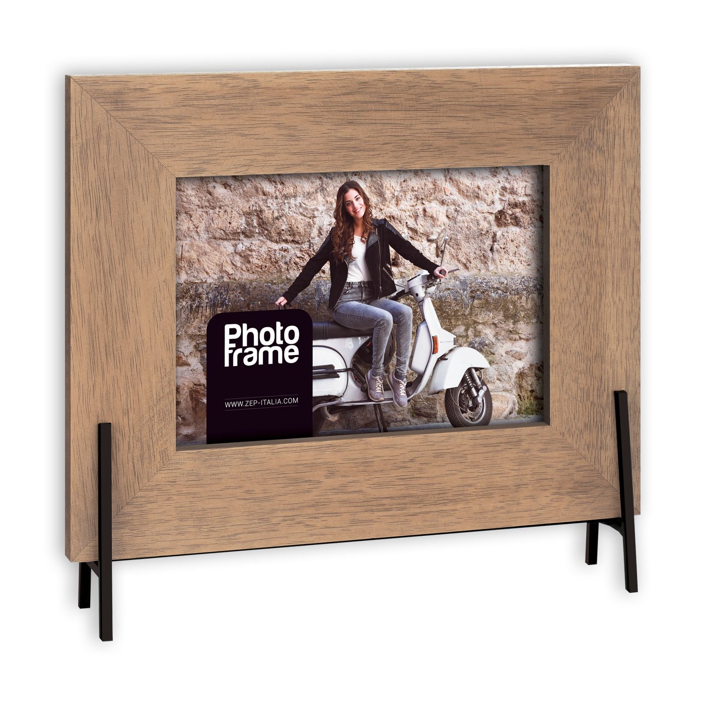 EAN 8020912074212 - ZEP Frejus horizontaal 13x11 hout portret ML275 Expositor de pie retroiluminado Marrón imagen 4