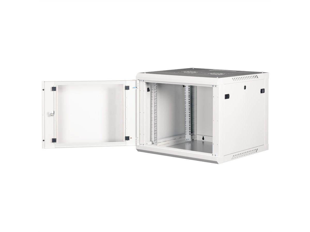 Roline 19-Zoll Wandgehuse Basic Plus 9he, 600x600 Bxt Grau
