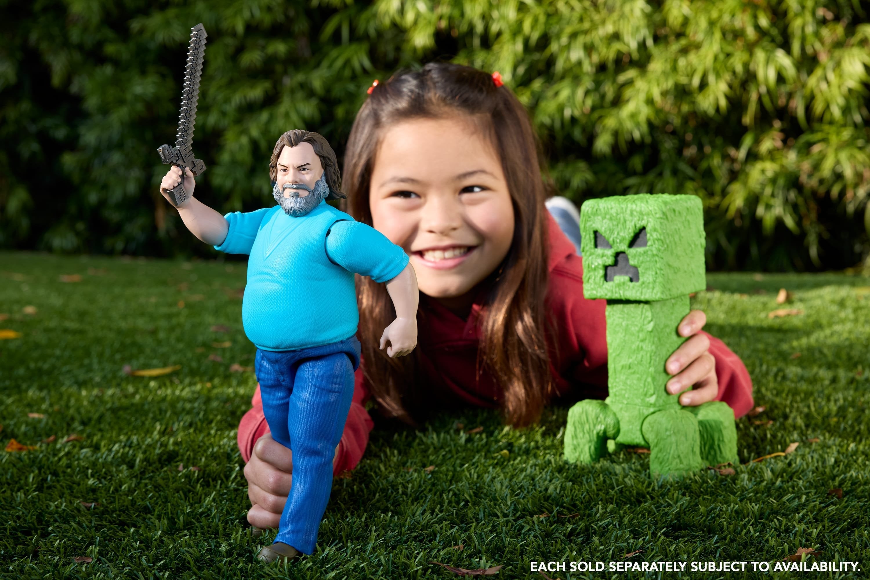 Mattel Minecraft Película Big Creeper Figura, Figura Del Juego 30 Cm Figura Colectiva Grande Jfr66