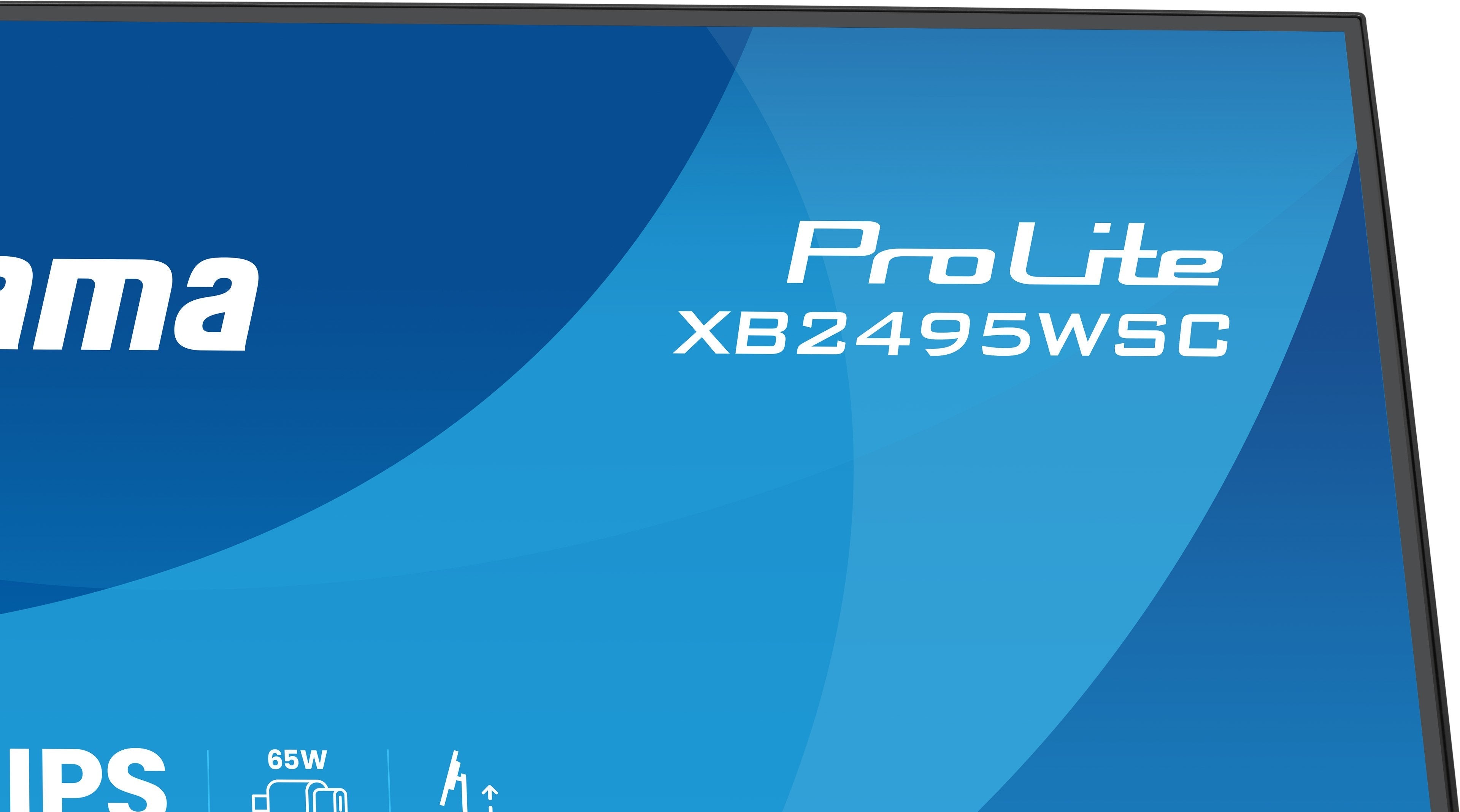 Iiyama Prolite Xb2495wsc-B1 61.1 Cm 24 Pulgadas), Negro (Mate), Wuxga, Ips, Hdmi, Usb-C, Usb-Hub, 100hz Panel) Xb2495wsc-B1