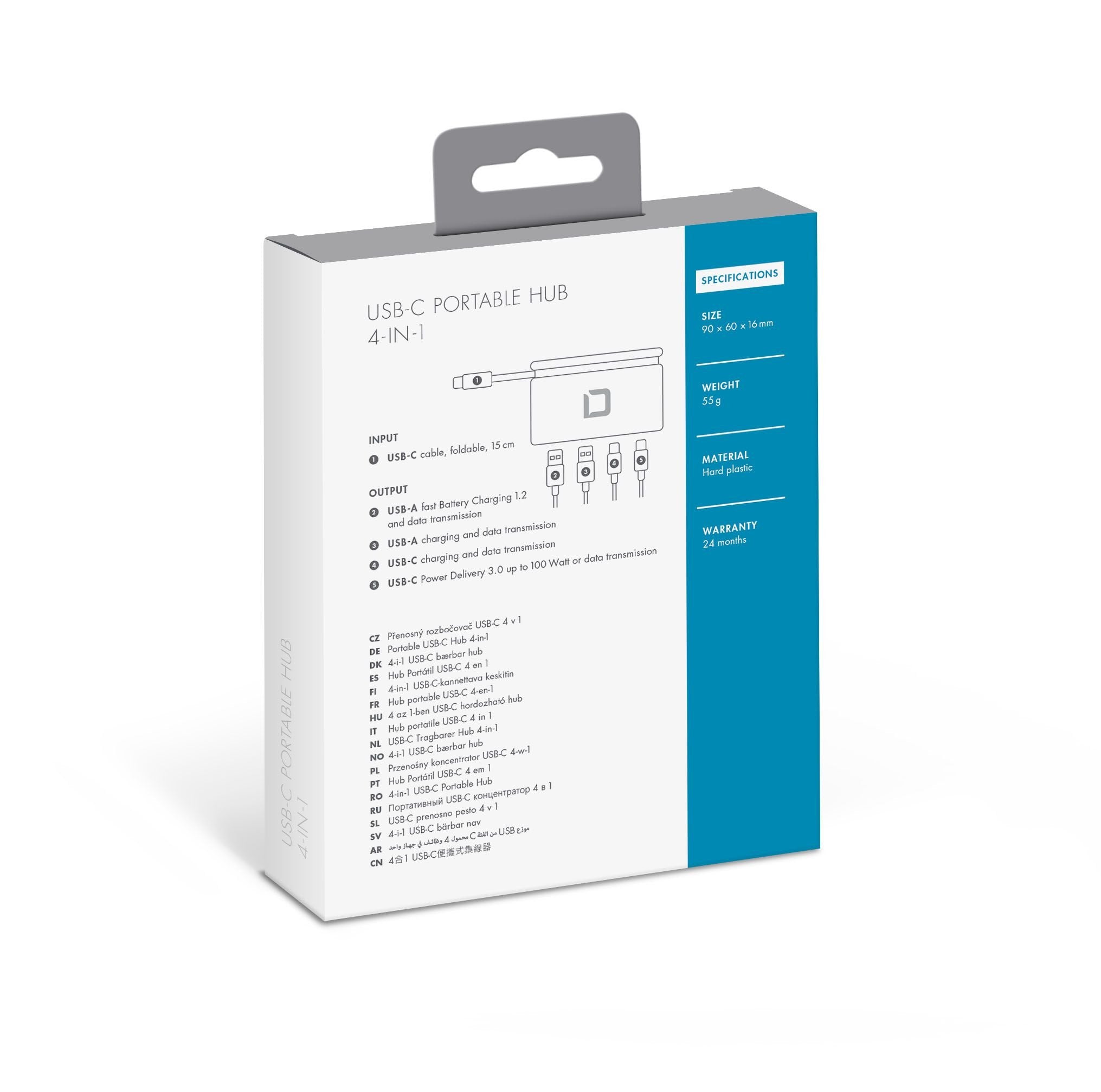 Dicota Usb-C Portable Hub 4-In-1