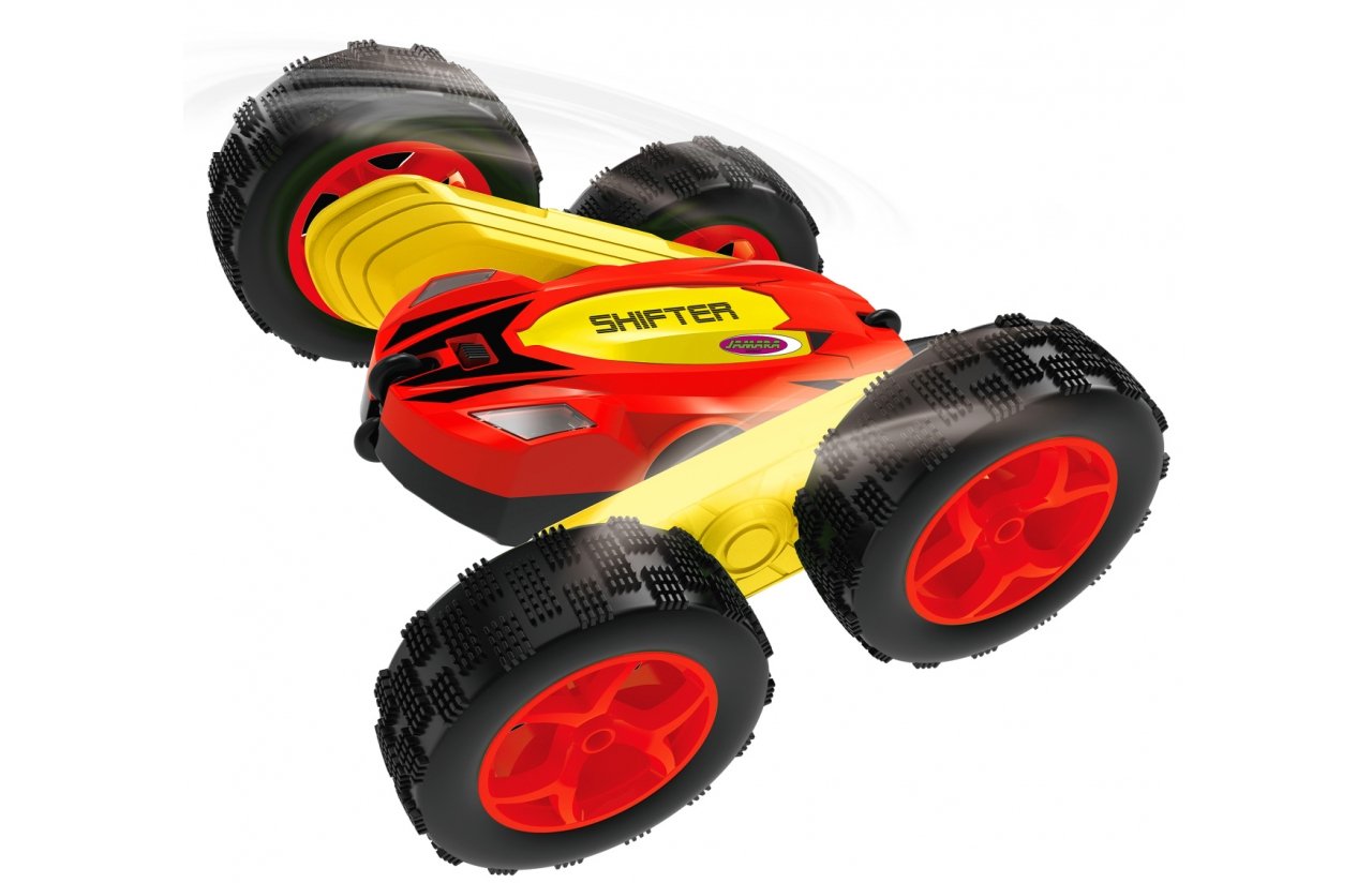 Jamara Shifter Stuntcar Modelo Controlado Por Radio Coche De Acrobacias Motor Eléctrico, Radiocontrol Rojo/Amarillo, Coche De Acrobacias, 6 Año(S), 340 G
