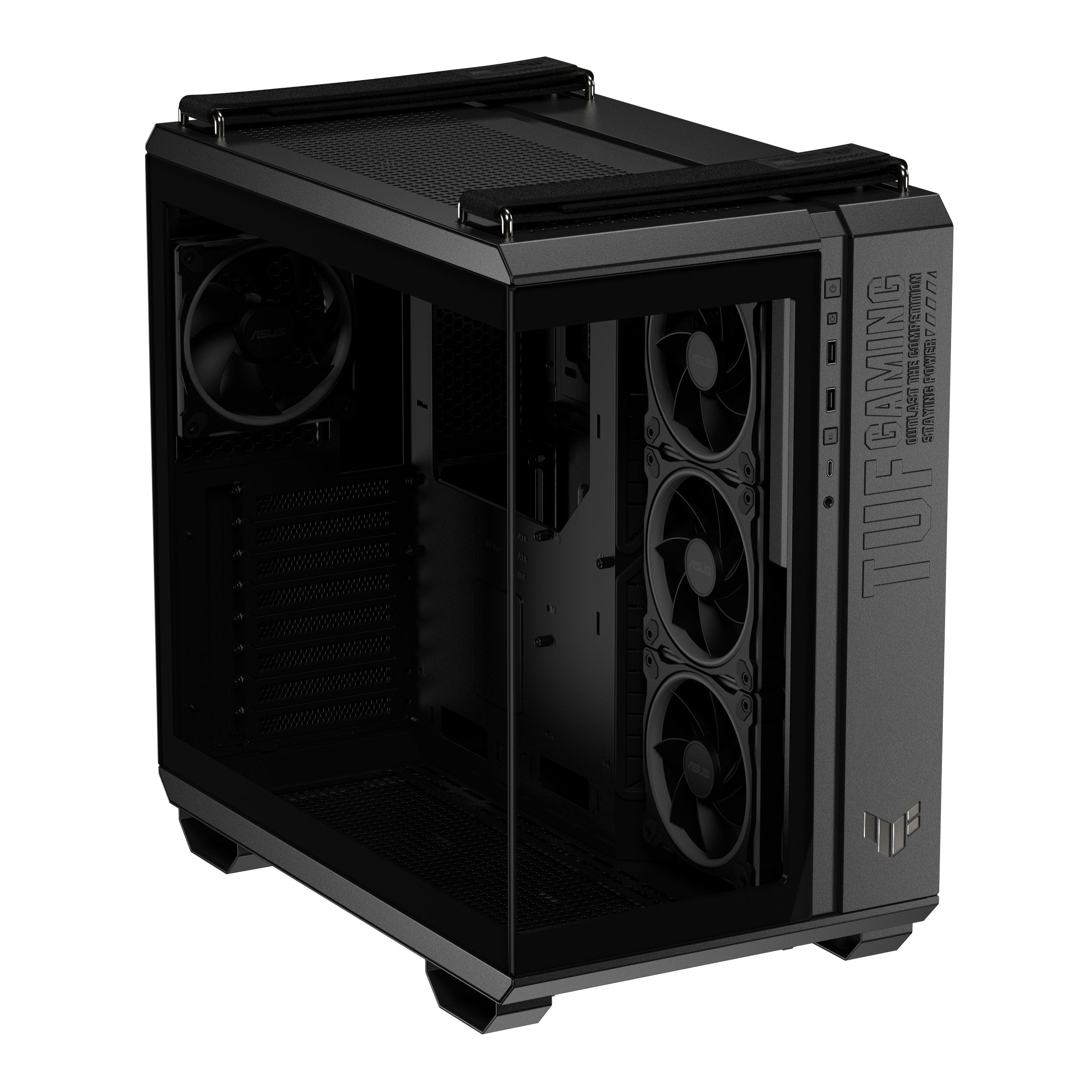EAN 4711387696613 - ASUS TUF GAMING GT502 Horizon TG ARGB Black Midi Tower Negro imagen 7