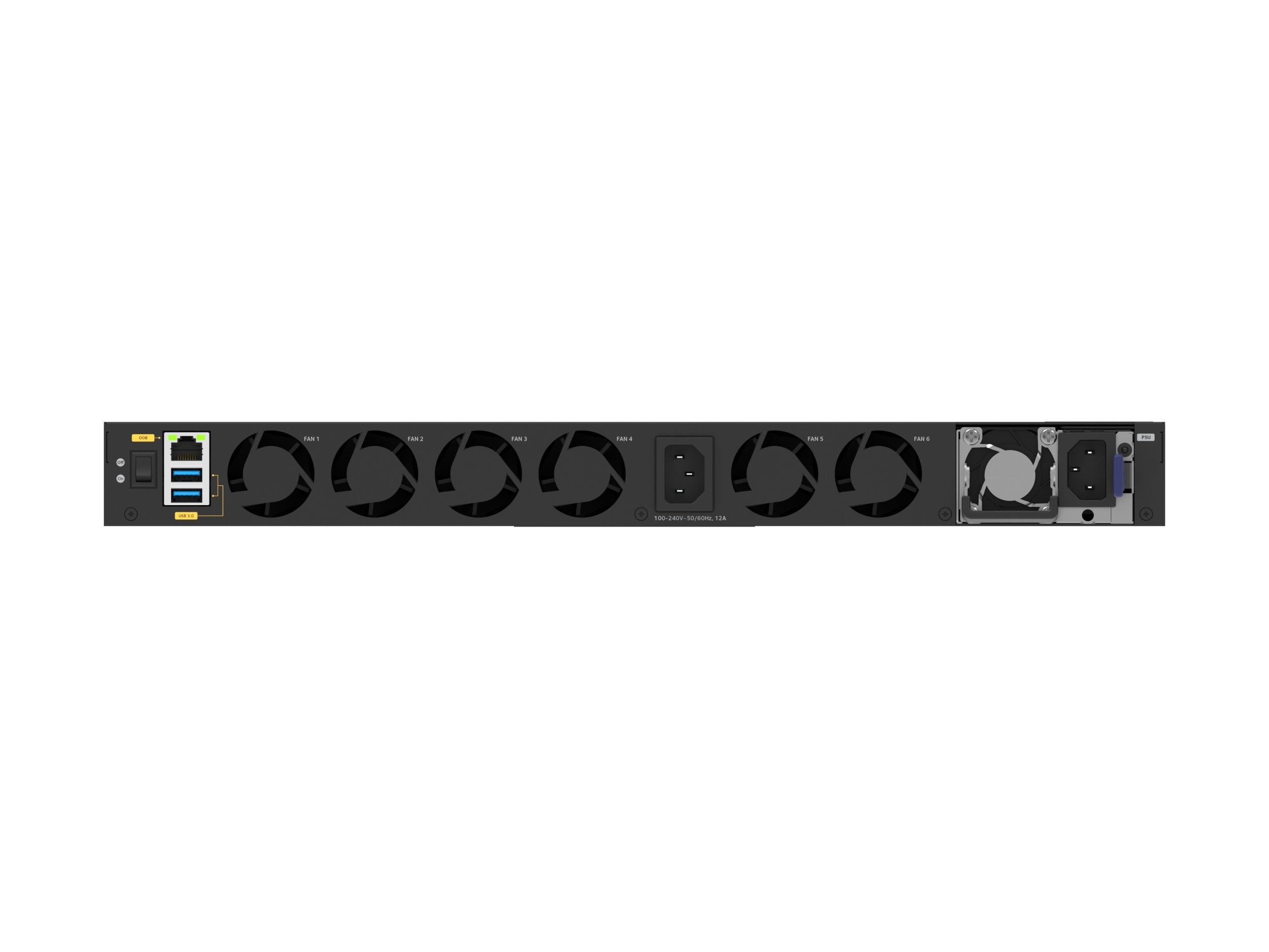 EAN 606449165104 - NETGEAR M4350-36X4V Gestionado L3 10G Ethernet (100/1000/10000) Energía sobre Ethernet (PoE) 1U Negro imagen 5