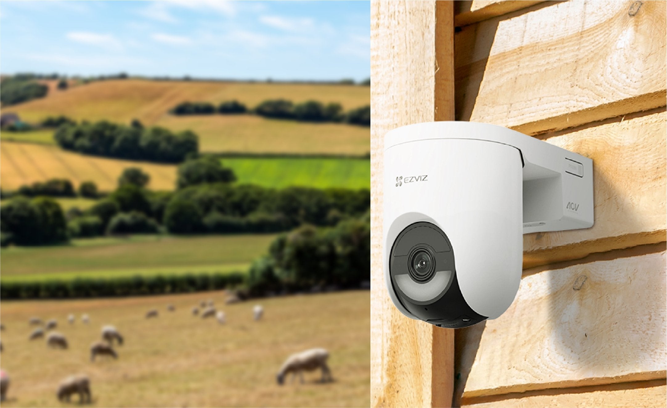 Ezviz Camara Wifi Exterior Hb8 2k+ 4mp Panoramica/Inclinacion Con Bateria