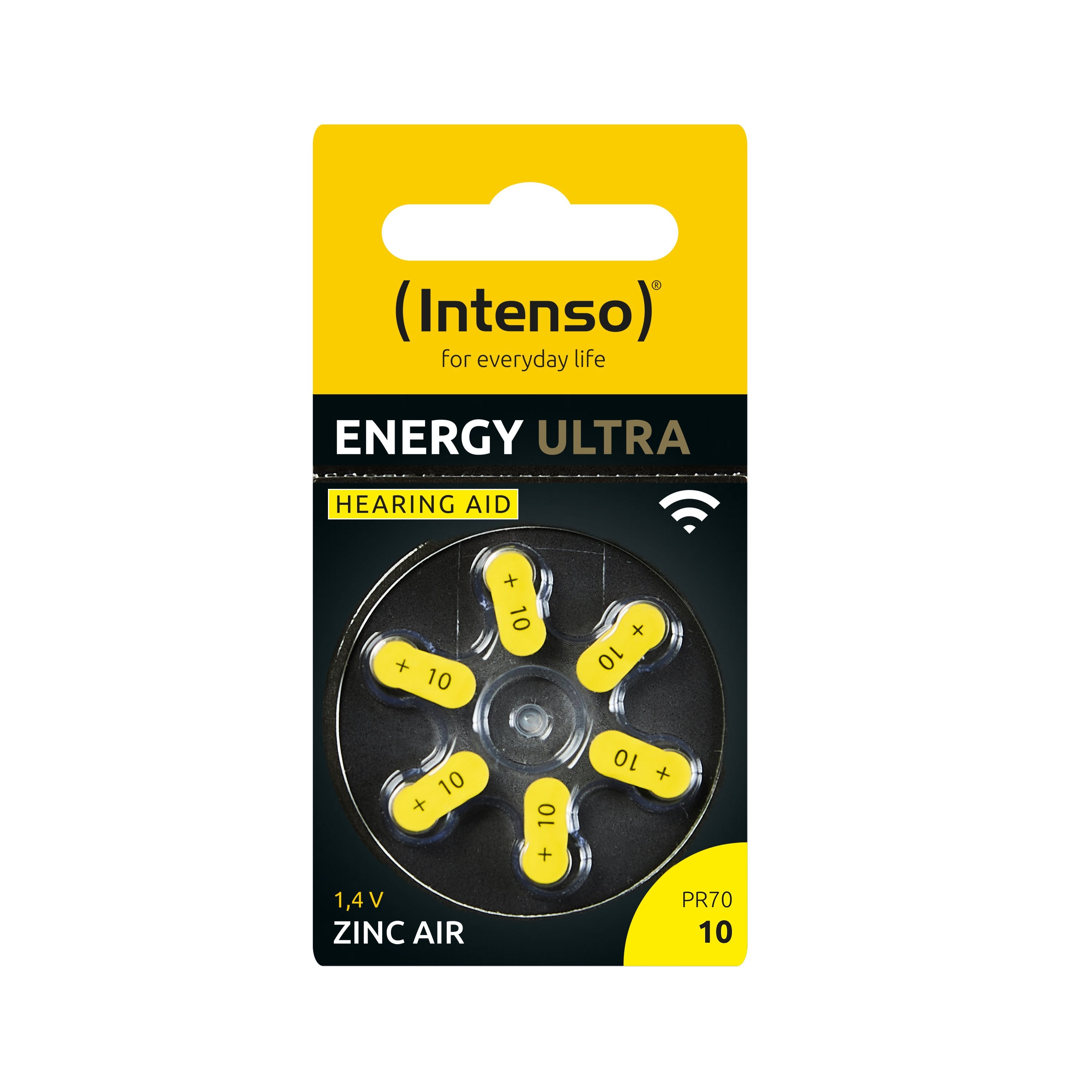 Intenso Bateria Zinc Air, 10, 1.45v