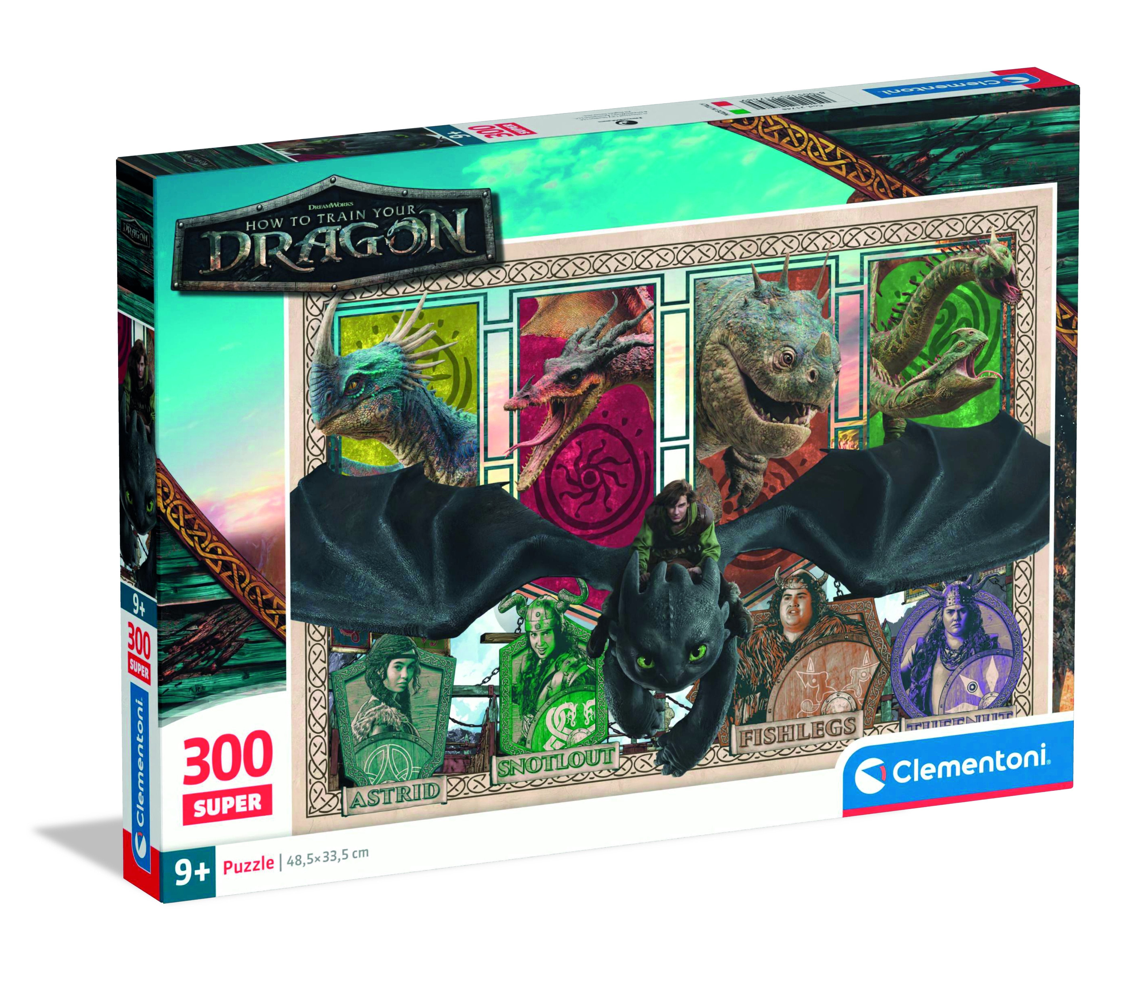 Puzzle Como Entrenar A Tu Dragon 300pzs