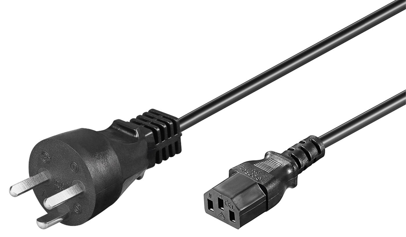 Microconnect Pe120418 Cable De Transmisión Negro 1,8 M Enchufe Tipo K C13 Acoplador