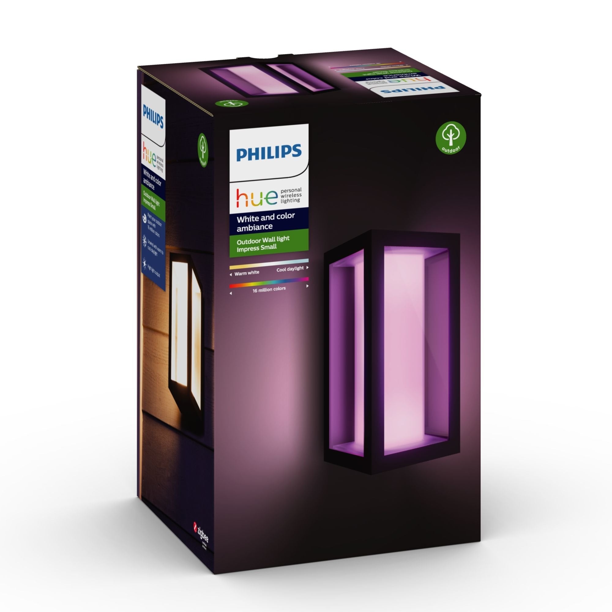 Philips Hue White And Color Ambiance Aplique Mural Para Exteriores Impress