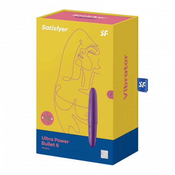 Satisfyer Ultra Power Bullet 6 Bala Vibradora Morada