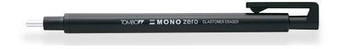 Tombow Portagomas Mono Zero Punta 2,3mm Redonda Cuerpo Negro