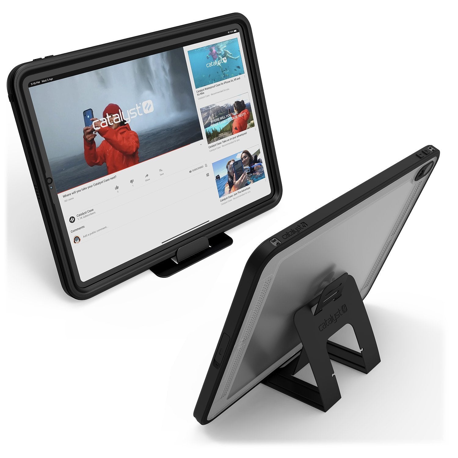 Catalyst Ipad Pro 12,9  2018 Wasserdichtes Case Stealth Black