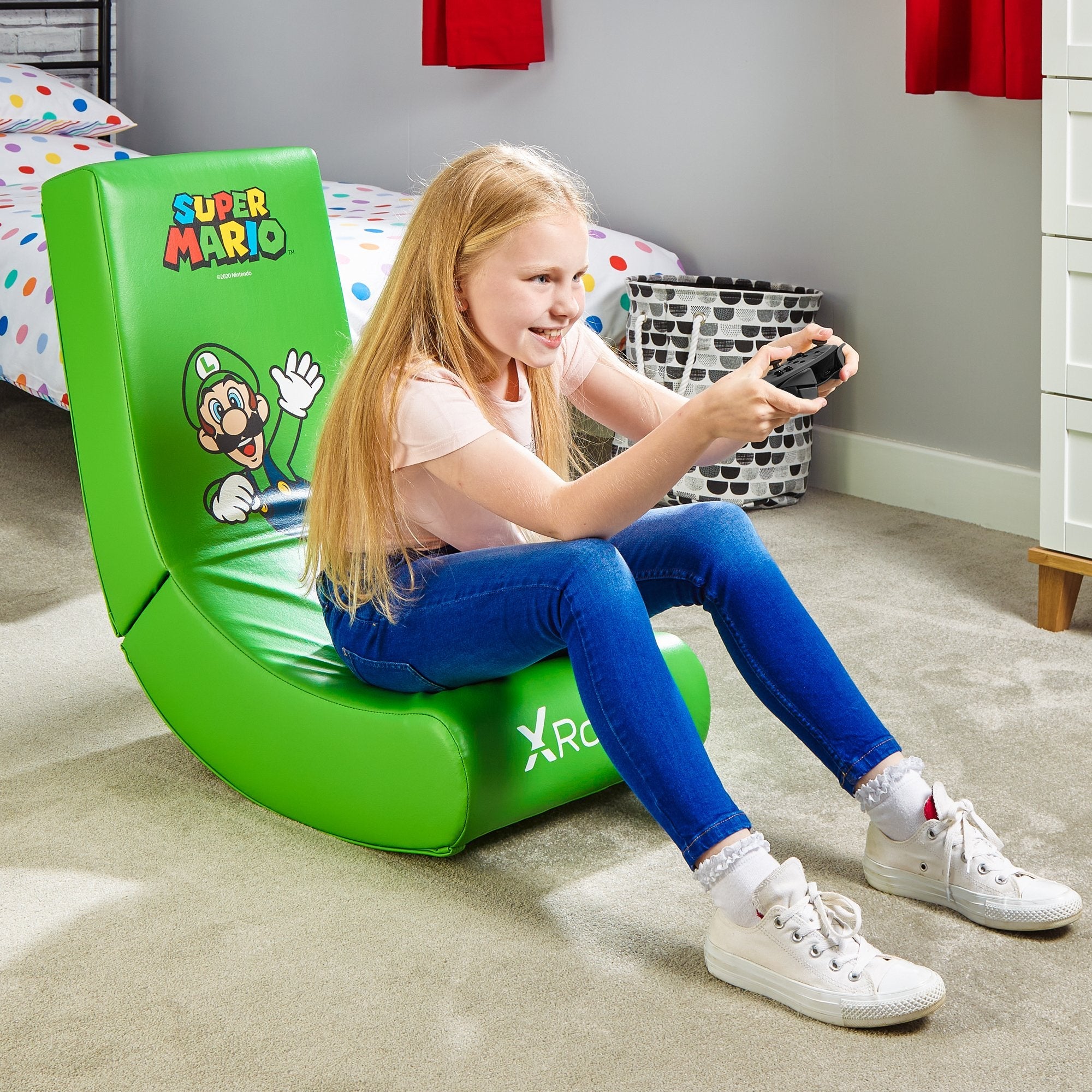X Rocker - Super Mario Video Gaming Silla Luigi Joy Edition