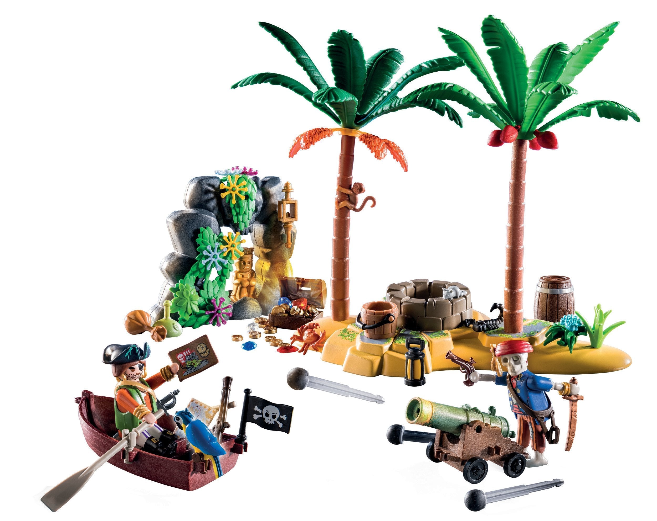 Playmobil 70962 Piratenschatzinsel Mit Skelett, Konstruktionsspielzeug 70962