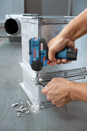 Atornillador De Impacto Bosch Professional  Inalámbrico Gds 12v-115 Professional Solo, 12 Voltios Azul/Negro, Sin Batería Ni Cargador 3165140765114