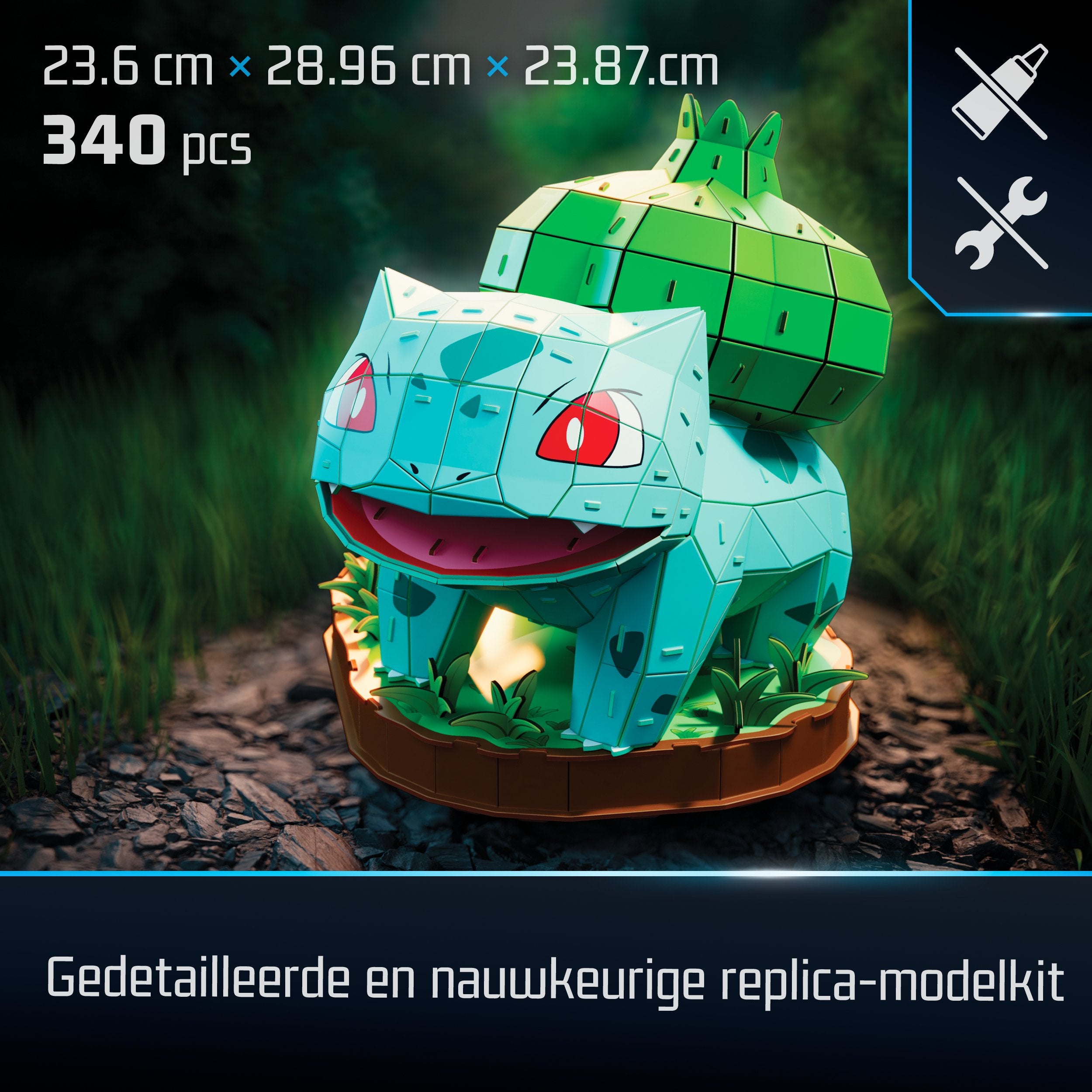 EAN 681147098077 - 4D Build FDP FAP Pokemon Bulbasaur GML Puzle 3D 195 pieza(s) Dibujos imagen 4