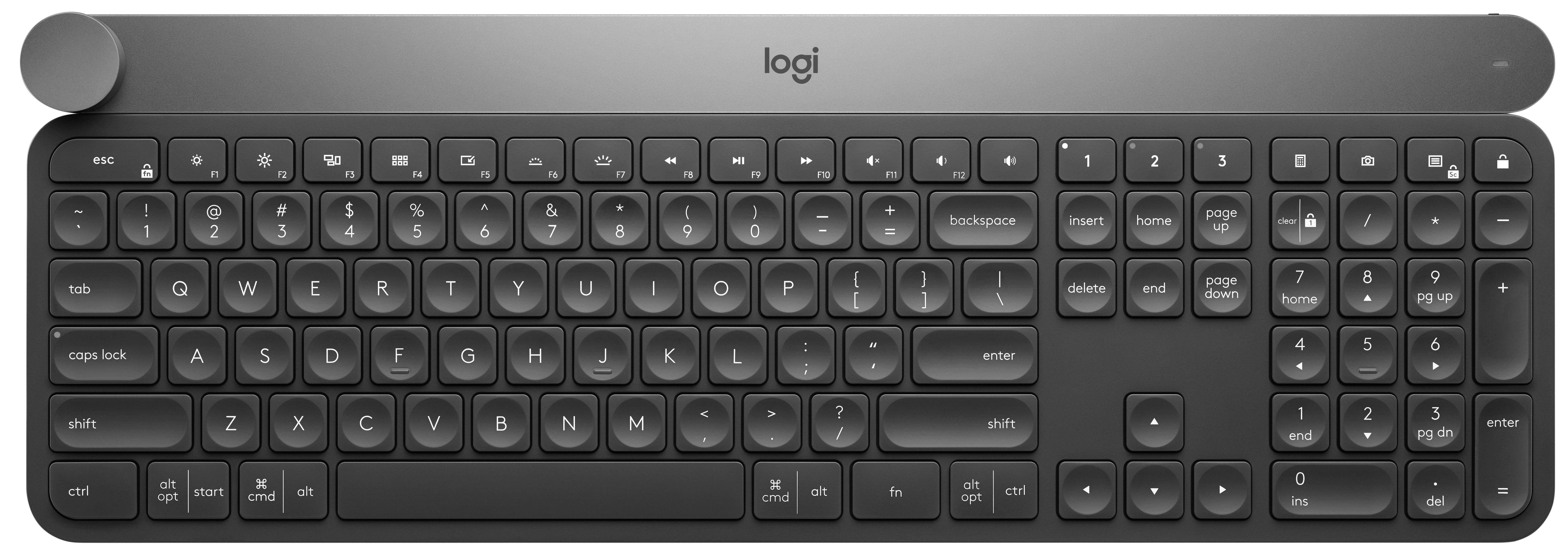 EAN 5099206072879 - Logitech 920-008503 teclado Universal RF Wireless + Bluetooth QWERTY Inglés del Reino Unido Negro, Gris imagen 5