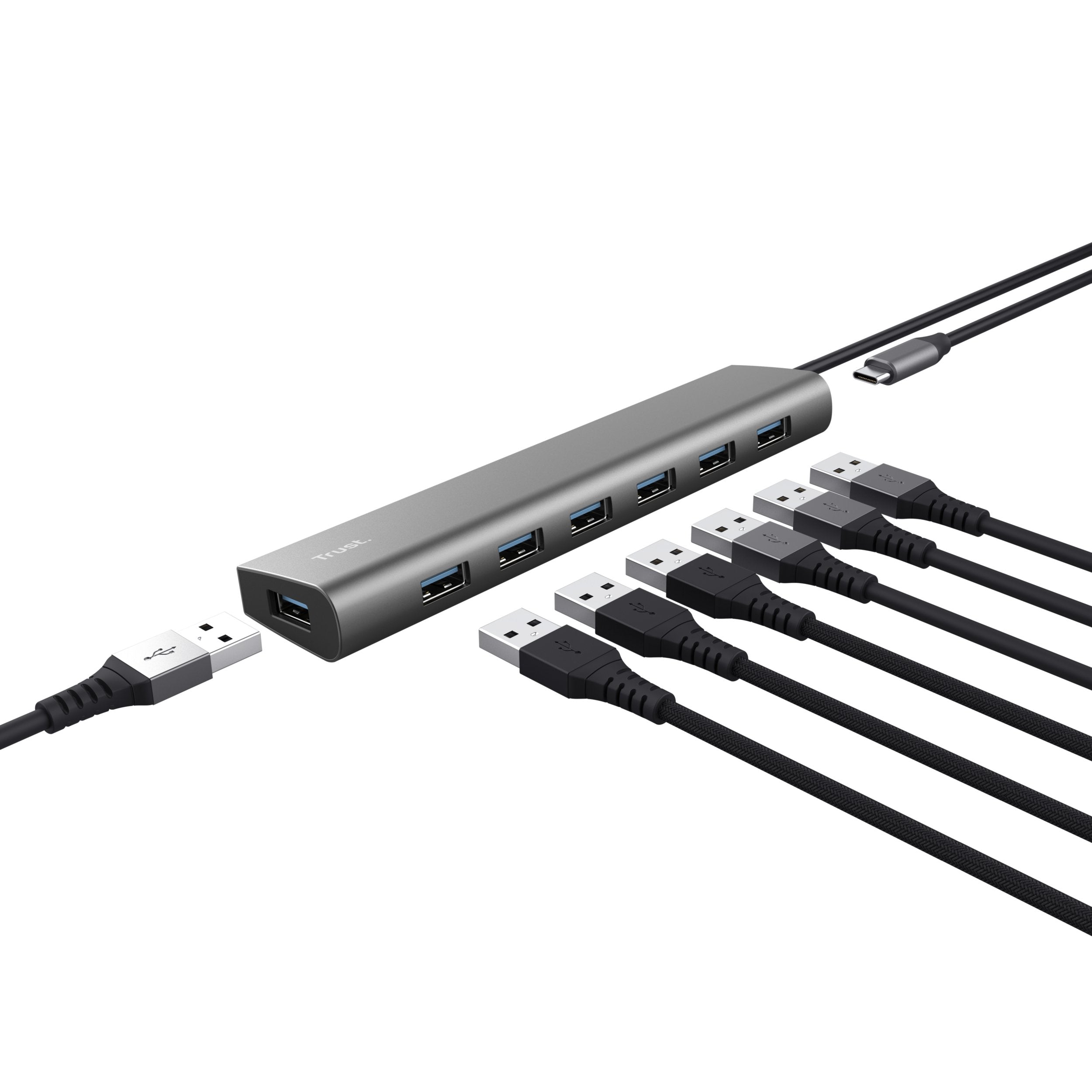 EAN 8713439249675 - Trust Halyx USB 3.2 Gen 1 (3.1 Gen 1) Type-A 5000 Mbit/s Plata imagen 3