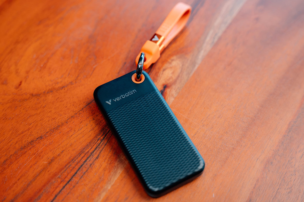 Verbatim Ssd 128gb, Usb 3.2, Tipo-C, Pocket, Negro/Naranja