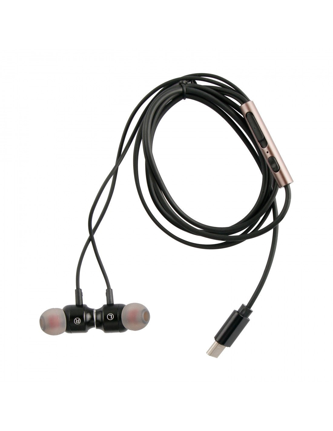 Auriculares Muvit M1c Usb Tipo C Negro