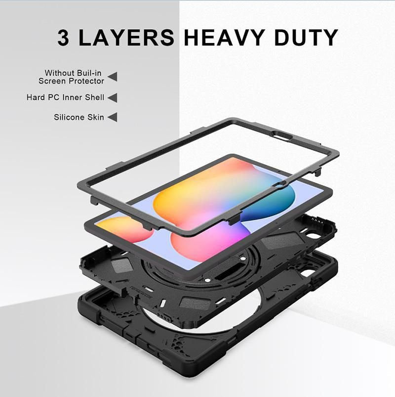 Estuff Es681842-Bulk Funda Para Tab S6 Lite 2022 Wi-Fi/Lte (M-P619) , Tab S6 Lite 2022 Wi-Fi (Sm-P613) , Tab S6 Lite (Sm-P610, Sm-P615) 26,4 Cm (10.4") Negro