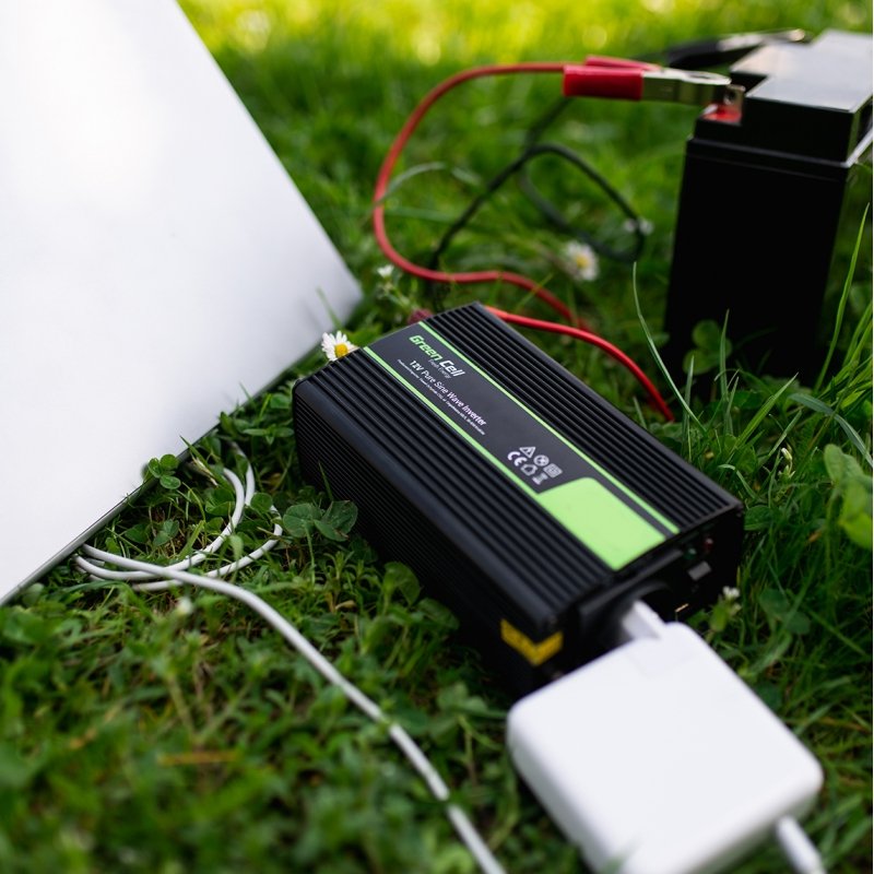 Green Cell ® Voltage Car Inverter 12v To 230v, 500w/1000w