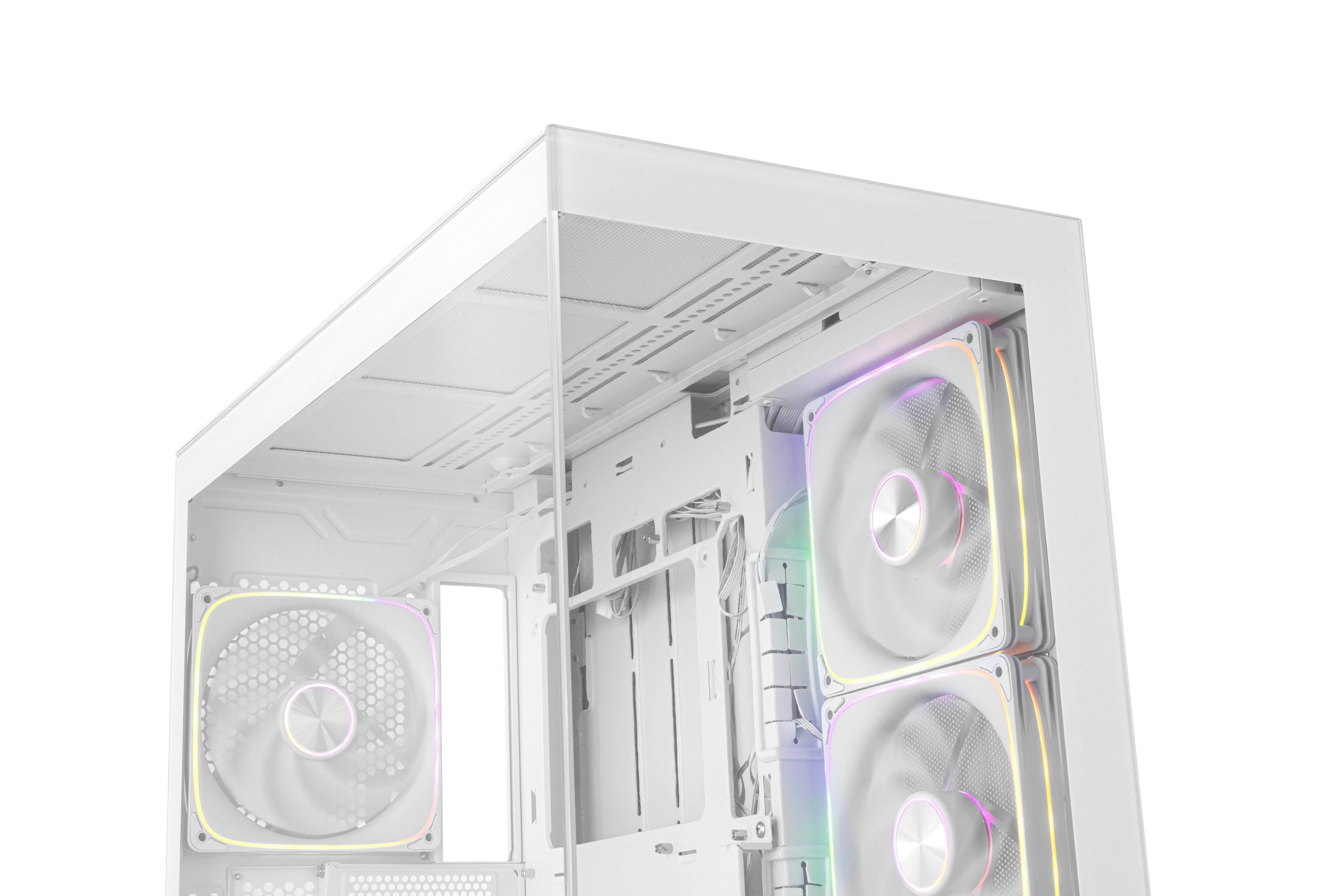 Caja Gaming Semitorre Nox Hummer Blade Blanca