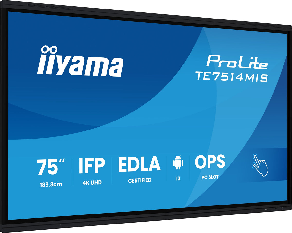 EAN 4948570124039 - iiyama PROLITE TE7514MIS-B2AG Diseño de quiosco 190,5 cm (75") LCD Wifi 435 cd / m² 4K Ultra HD Negro Pan imagen 2
