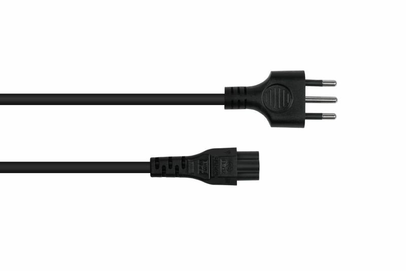 EAN 4066857000514 - Kabelmeister SK6505-S018 cable de transmisión Negro 1,8 m Enchufe tipo L IEC C5 imagen 2