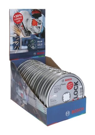 Juego De Discos De Corte Bosch X-Lock Inox 10x115x1mm