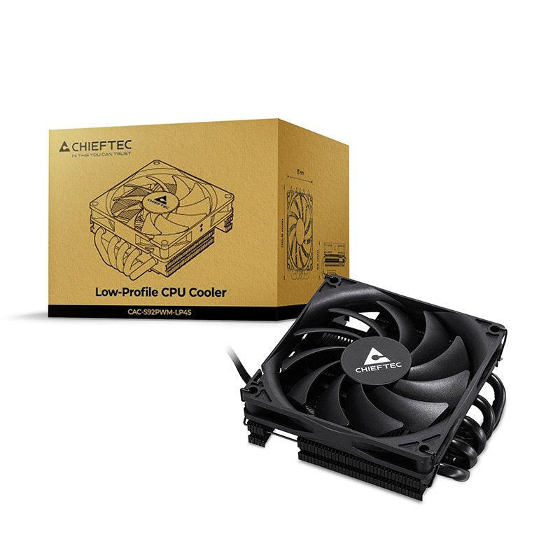 Chieftec Cac-S92pwm-Lp45 (Negro, 92 Mm) Cac-S92pwm-Lp45