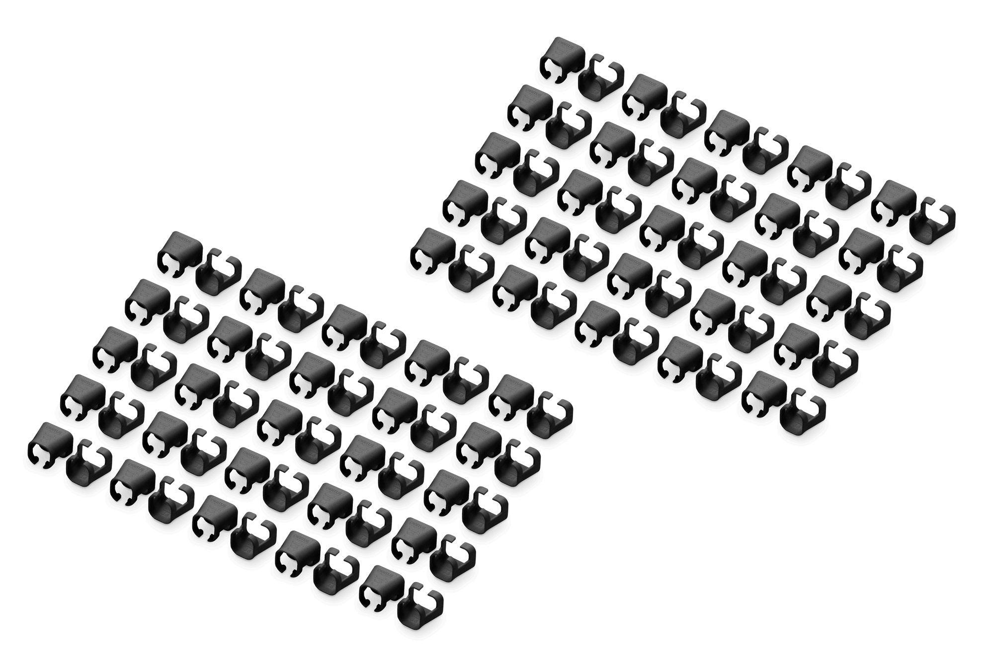 Clips Para Cable Rj 45 Color Negro, 100 Uds.