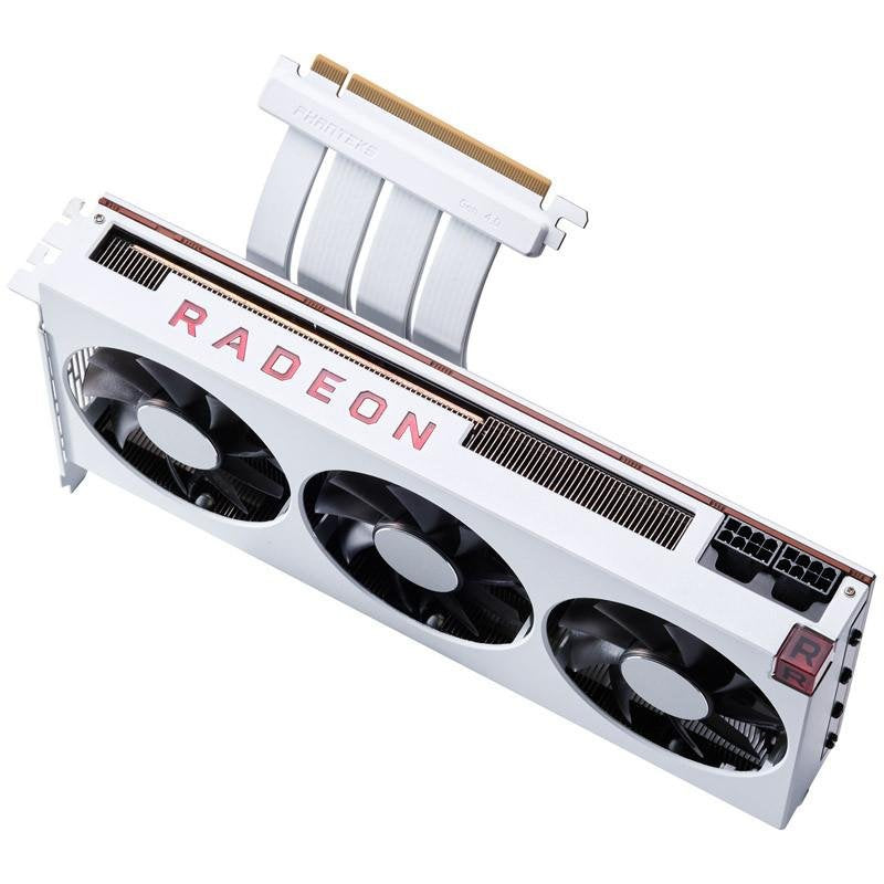 Phanteks 300 Mmflatline Pci-E 4.0 X16riser Cable 90 Adapter - White