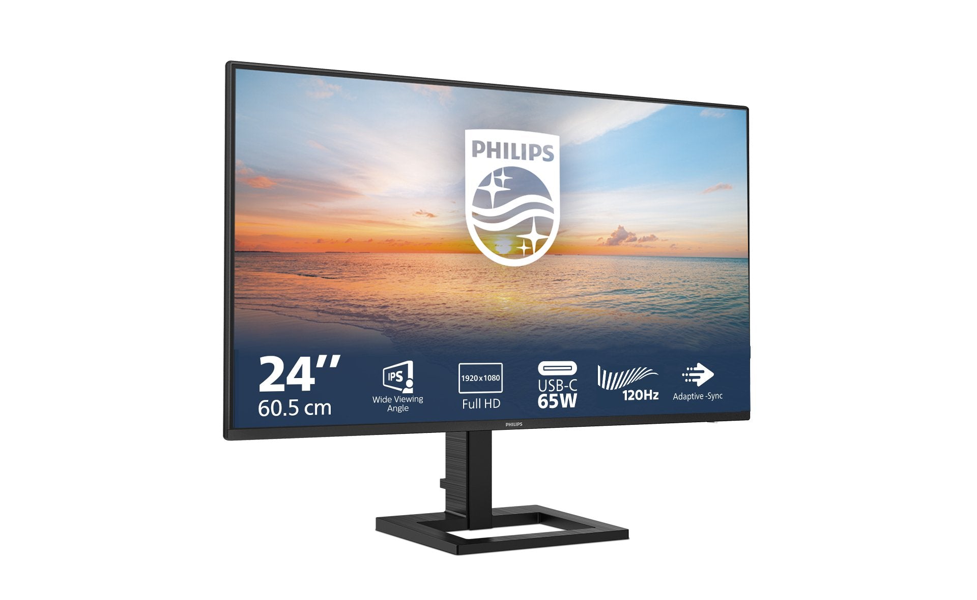 EAN 8712581804268 - Philips 1000 series 24E1N1300AE/00 pantalla para PC 60,5 cm (23.8") 1920 x 1080 Pixeles Full HD LCD Negro imagen 2