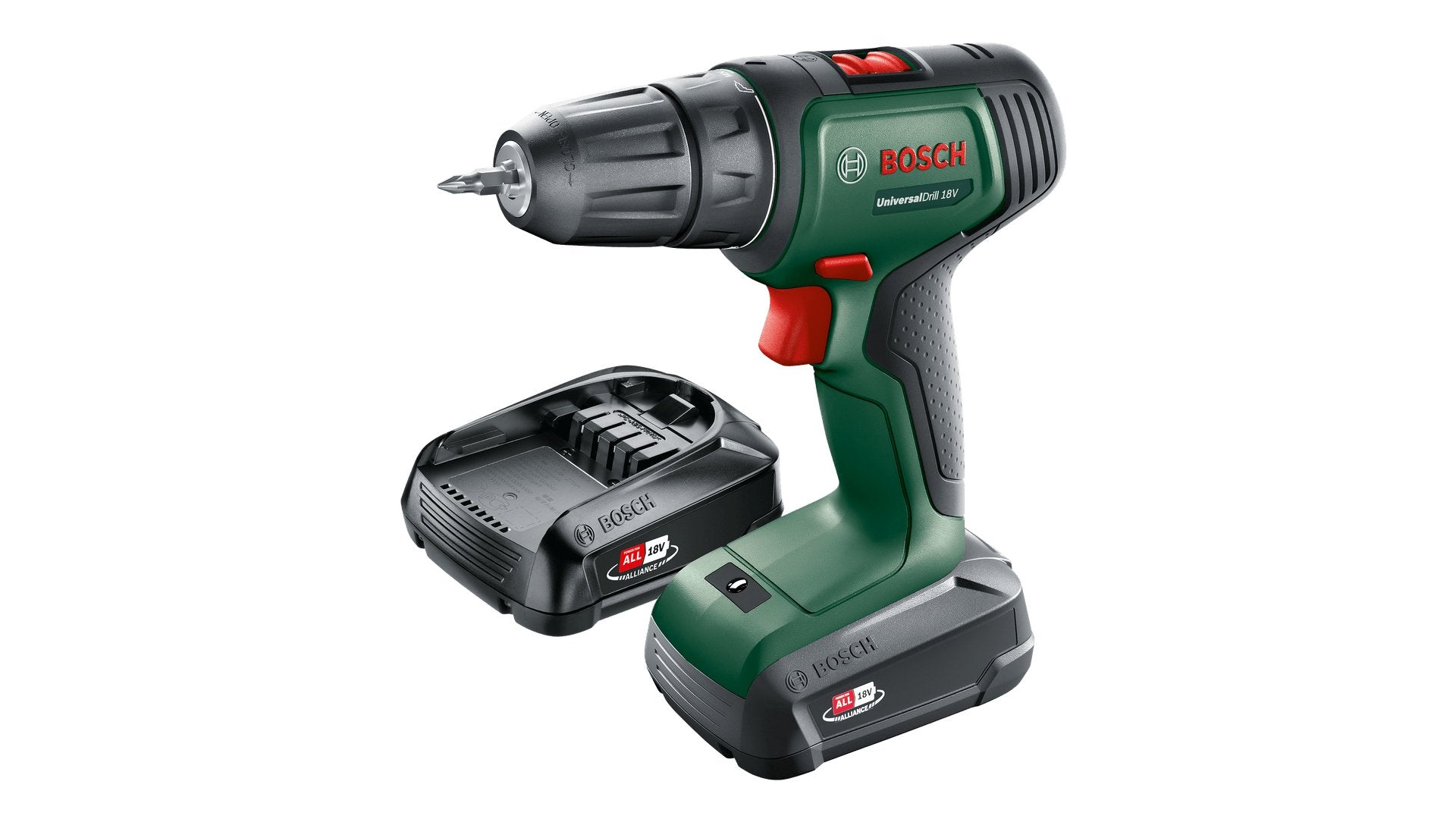 EAN 4053423225167 - Bosch UniversalDrill 18V 1450 RPM Sin llave 1,2 kg Negro, Verde imagen 1