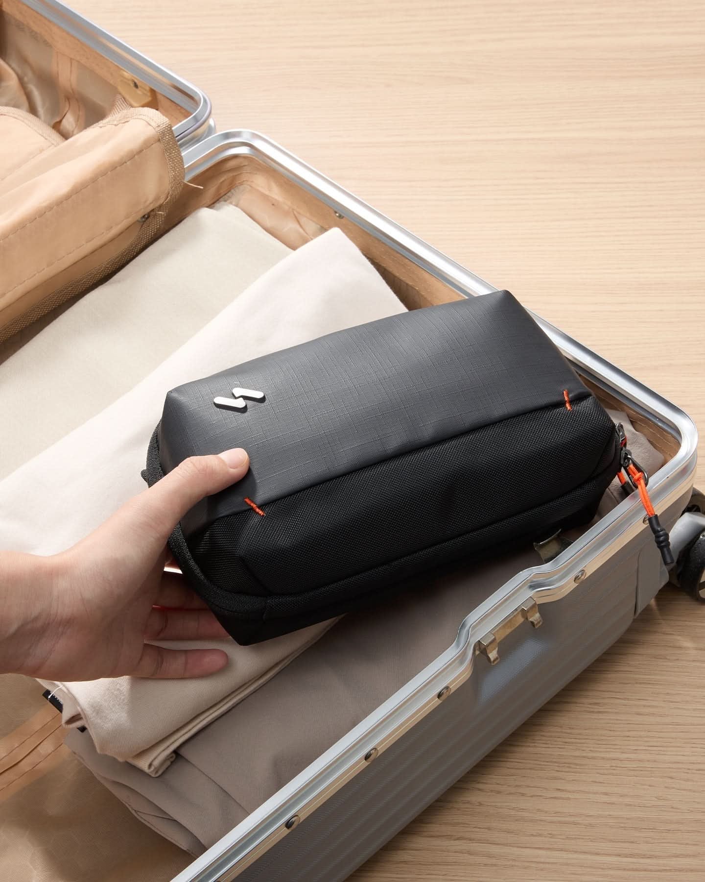 Inateck Organizer Tasche Abm33 Negro 22.5cm X 14cm X 8.5 Cm