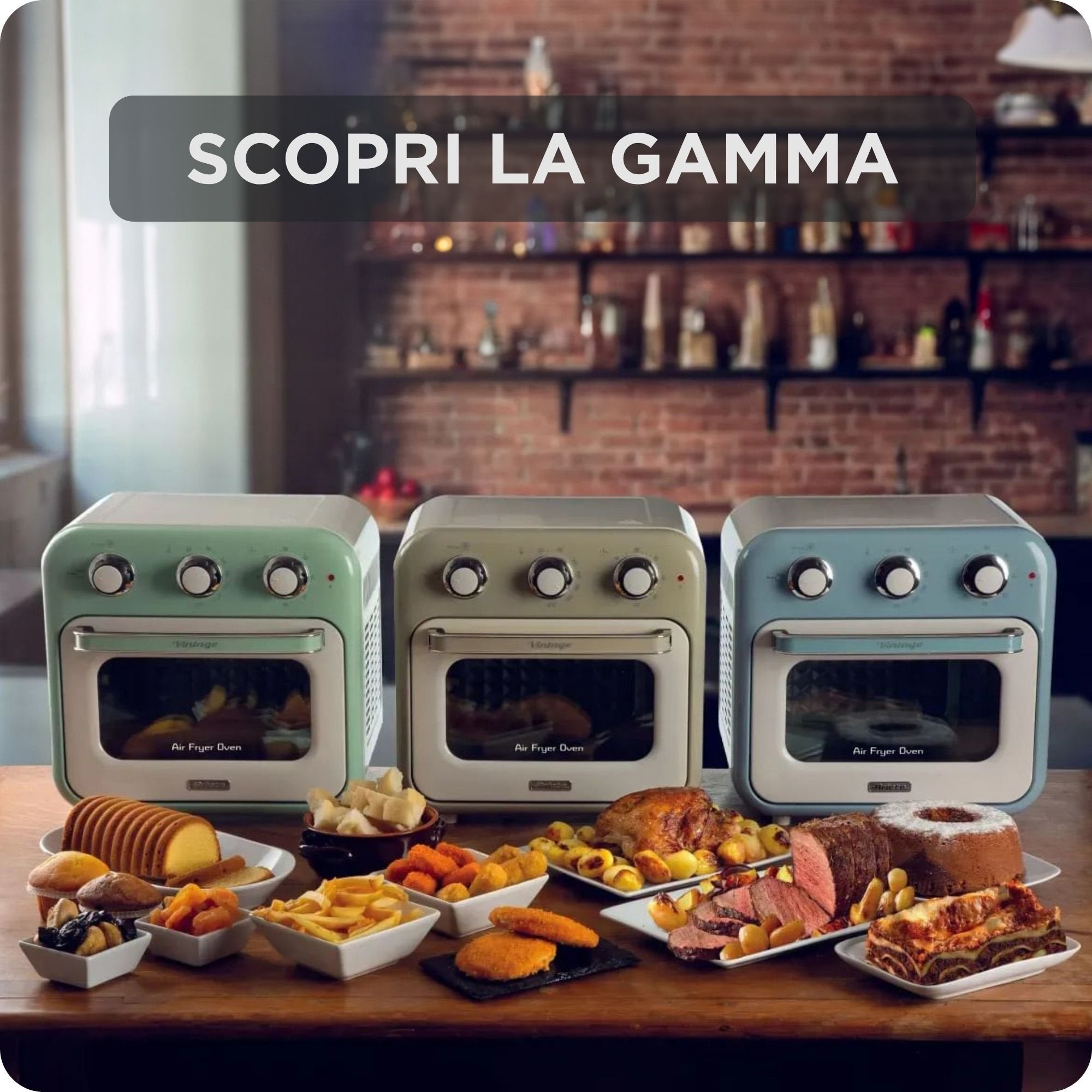 EAN 8003705122444 - Ariete 4632/04 Sencillo 16 L Independiente 1400 W Freidora de aire caliente Verde imagen 11