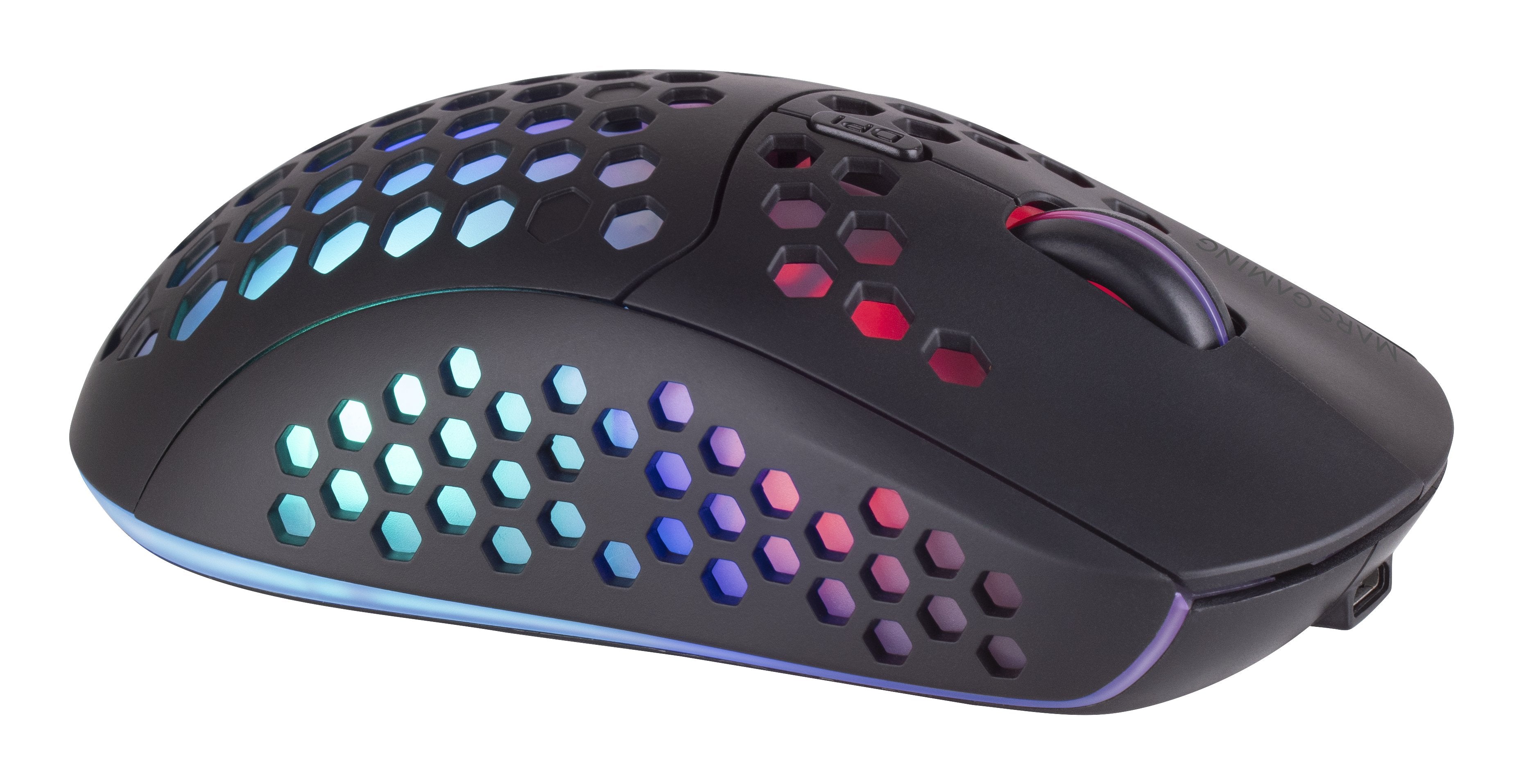 Teclado Mouse Y Alfombrilla Mars Gaming Mcpwxpt Negro H-Mech Frgb 3200dpi Portugues