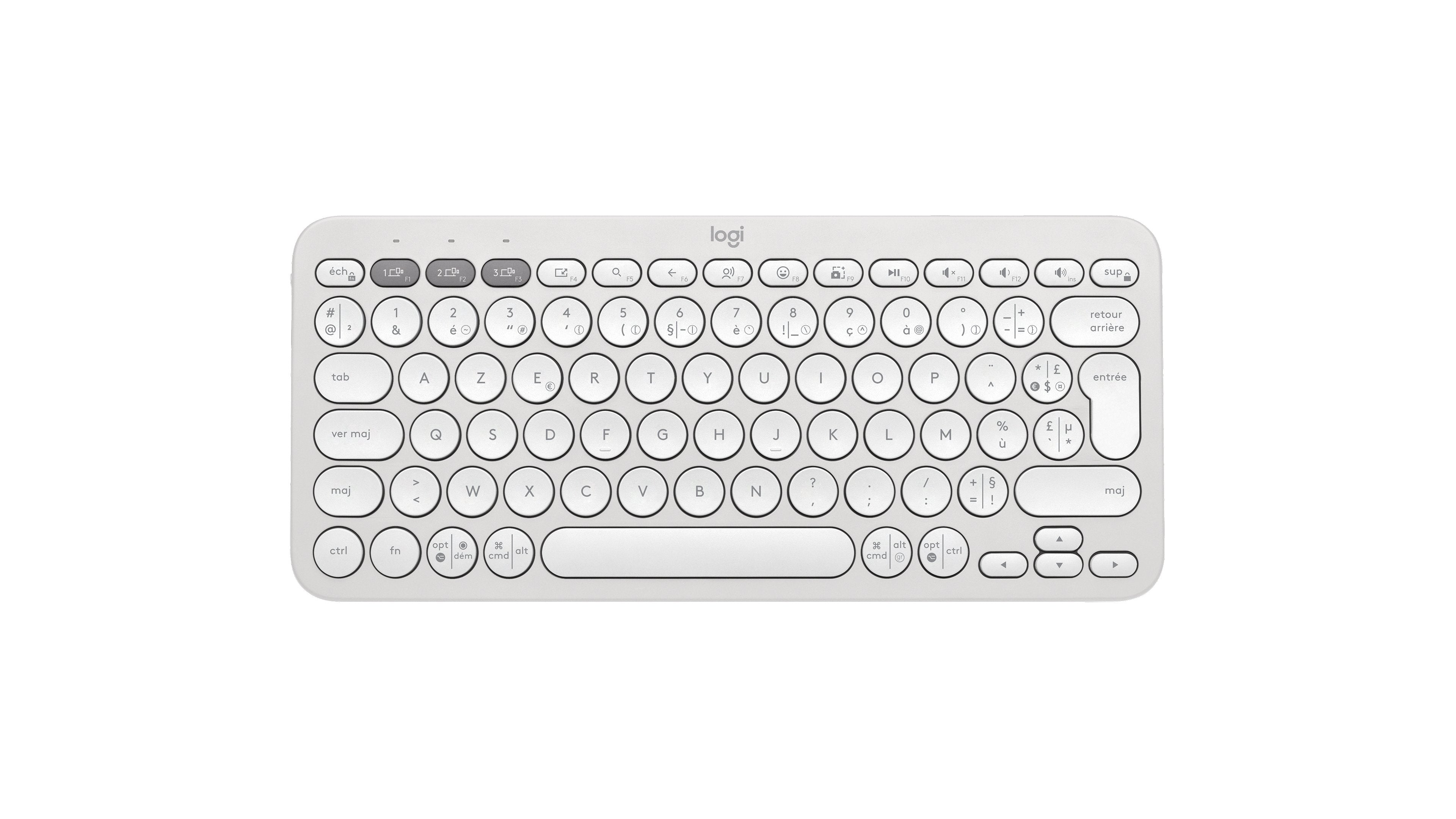 Pebble Keys 2 K380s Tonal White - Fra Bt N/A Central-419universal