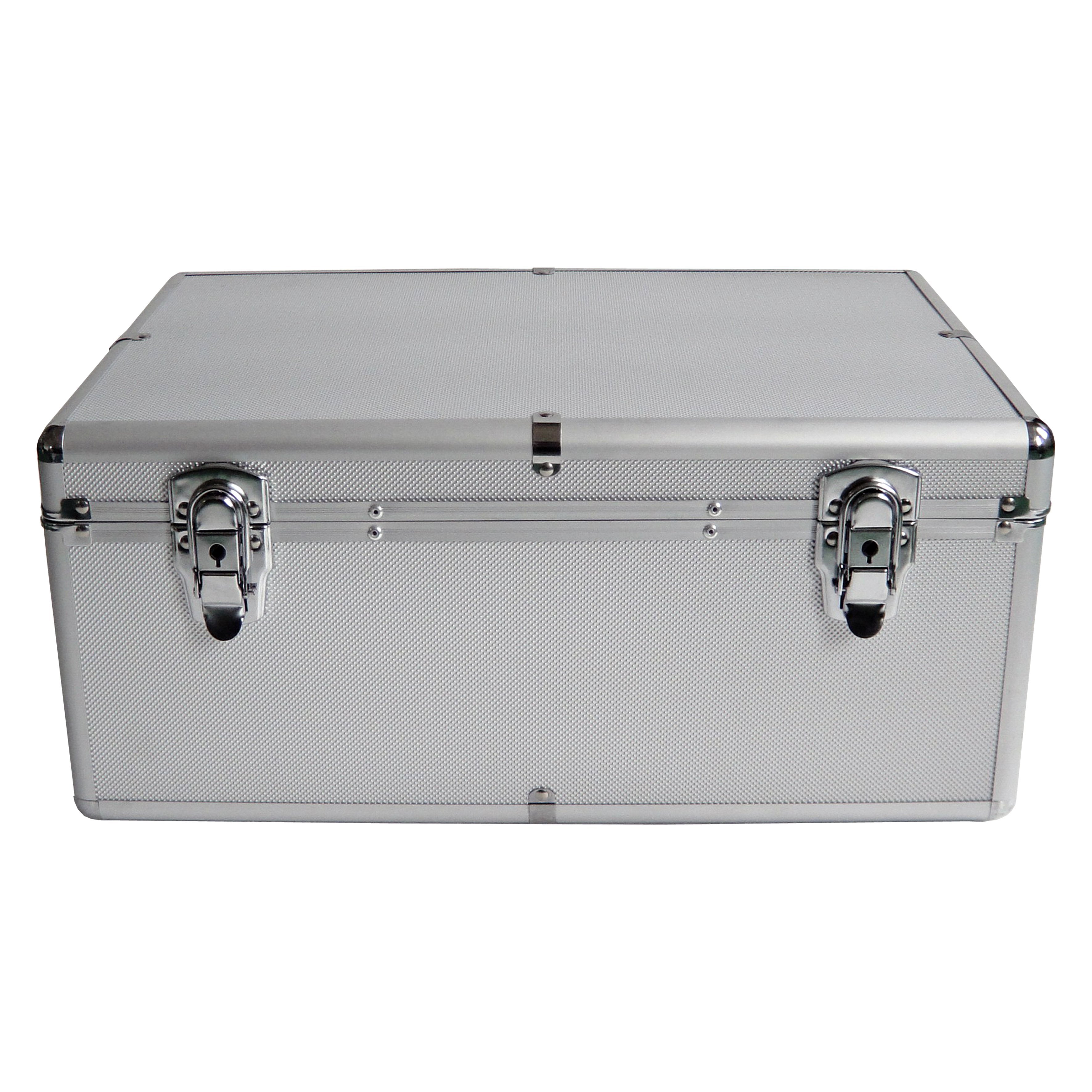 Mediarange Box77 Funda Para Discos Ópticos Maleta Rígida 500 Discos Plata